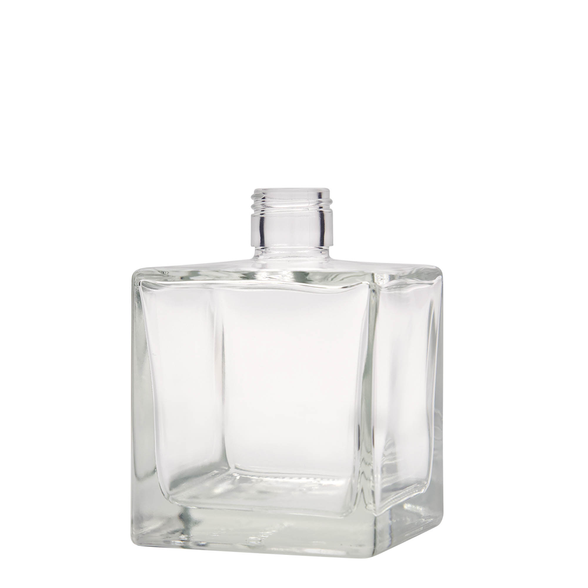 500 ml glasflaska 'Cube', kvadratisk, mynning: PP 31,5 500 ml glasflaska 'Cube', kvadratisk, mynning: PP 31,5