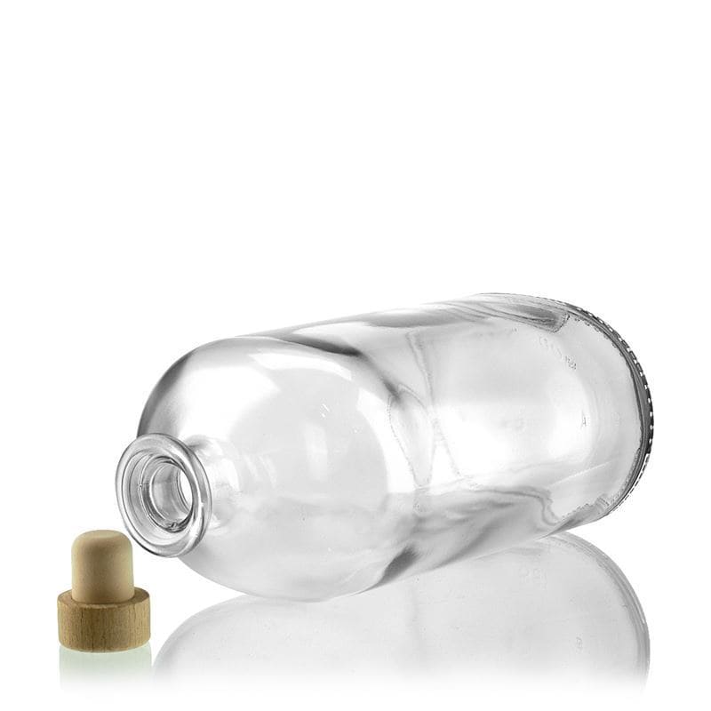 1 000 ml glasflaska 'Dundee', oval, mynning: kork 1 000 ml glasflaska 'Dundee', oval, mynning: kork