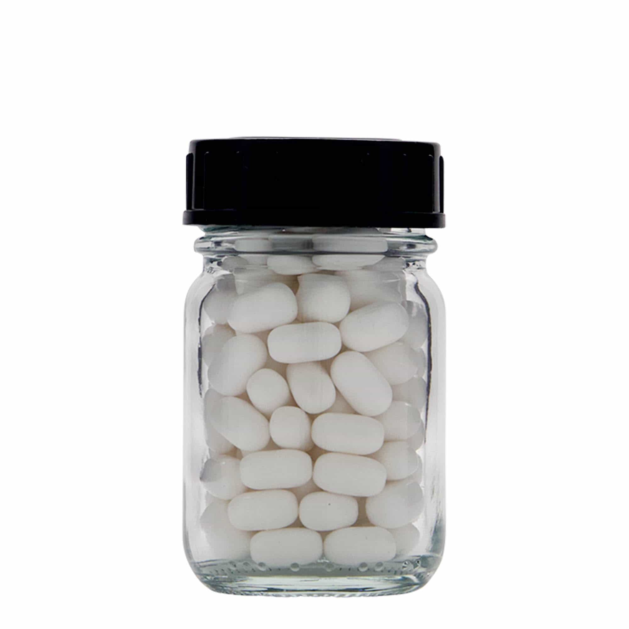 50 ml vid halsglas, mynning: DIN 40