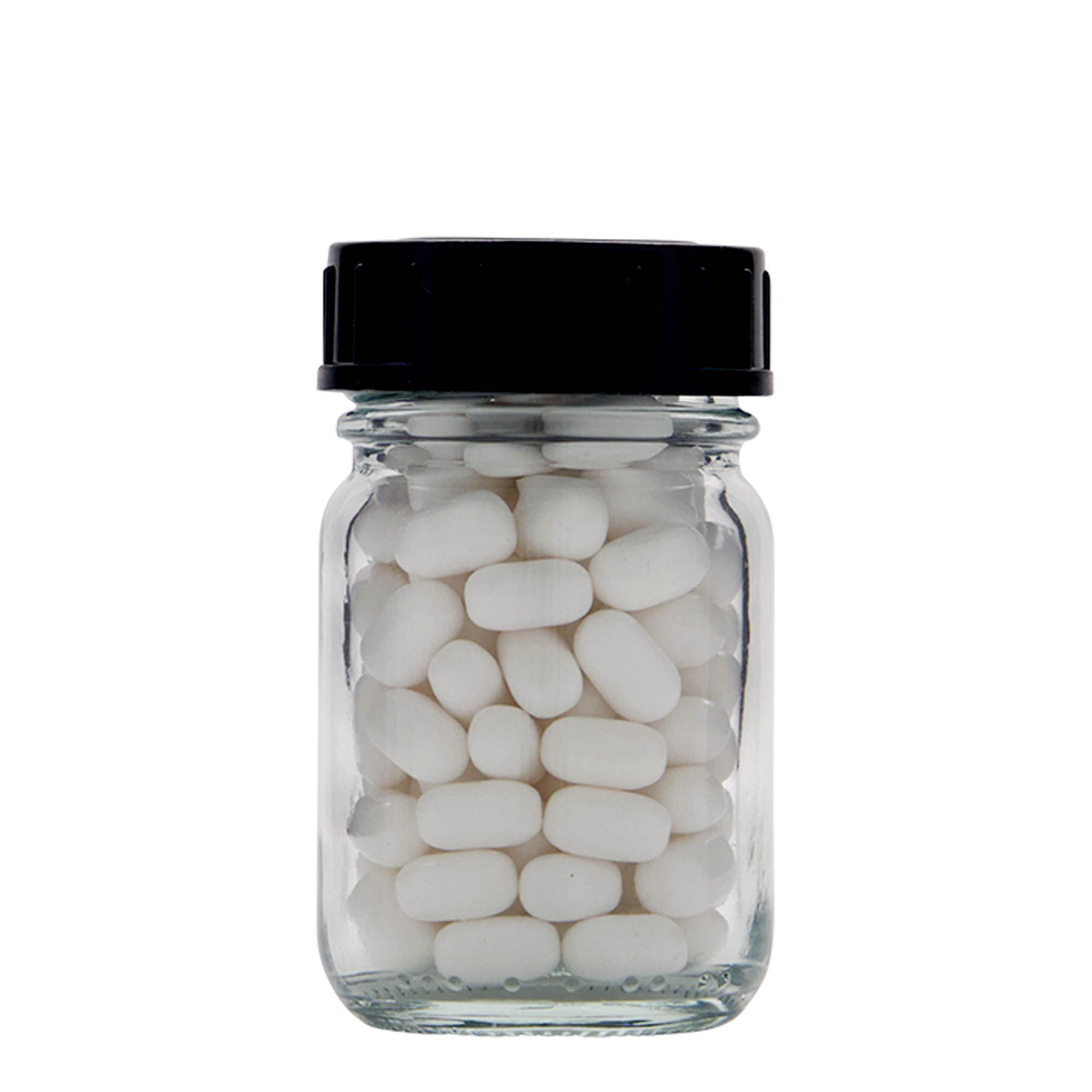 50 ml vid halsglas, mynning: DIN 40
