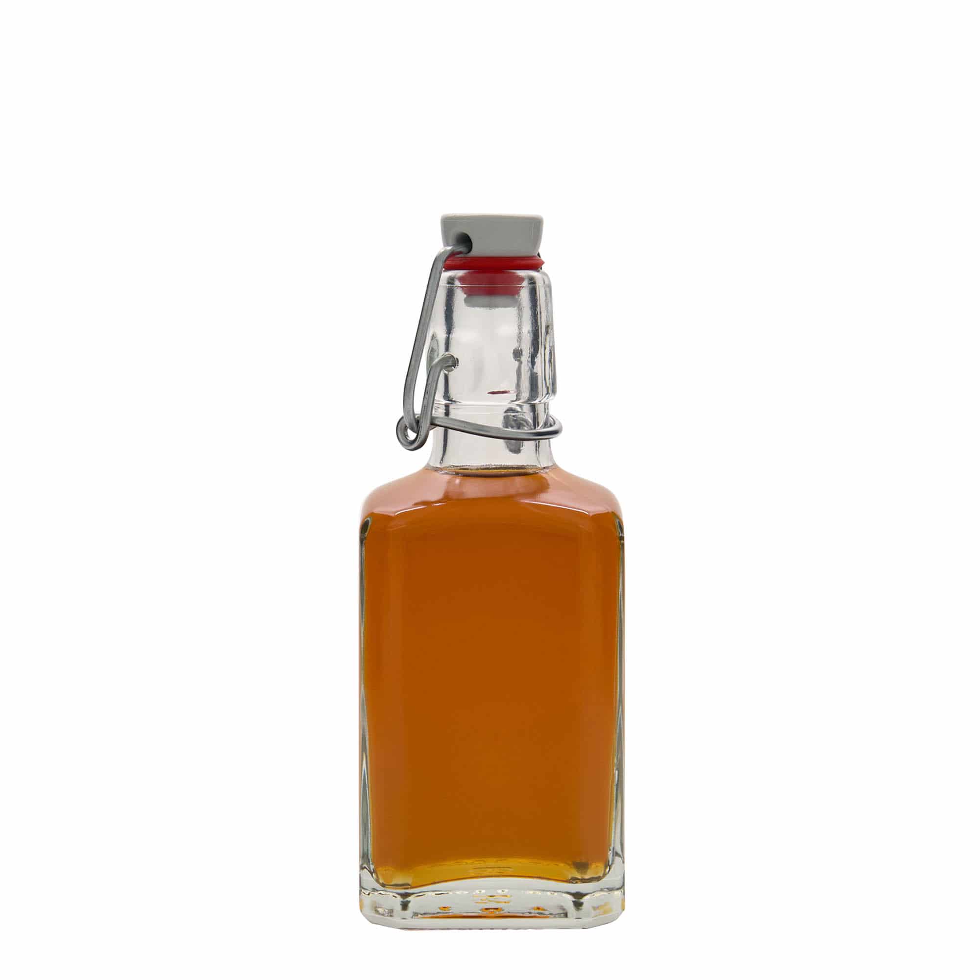 250 ml glasflaska 'Rialto', kvadratisk, mynning: patentkork