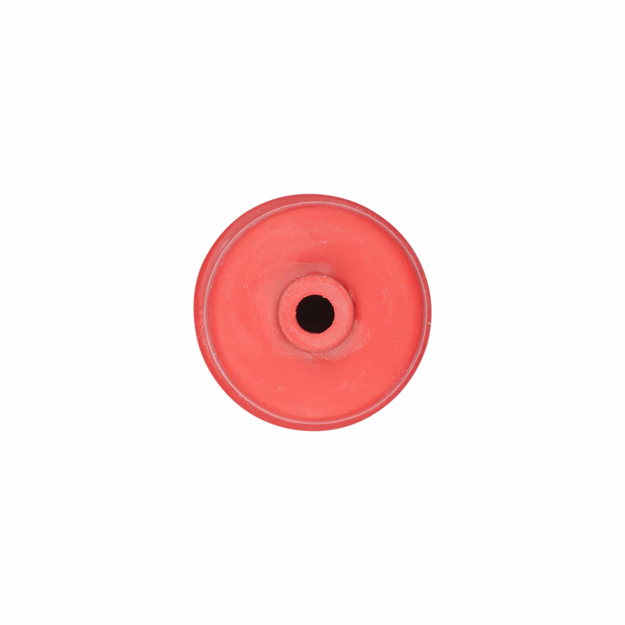 Jäslock typ 4, gummi, röd