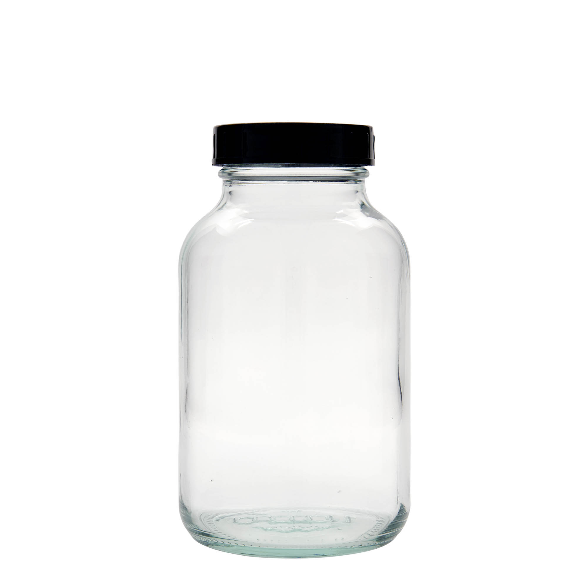 1 000 ml vid halsglas, mynning: DIN 68