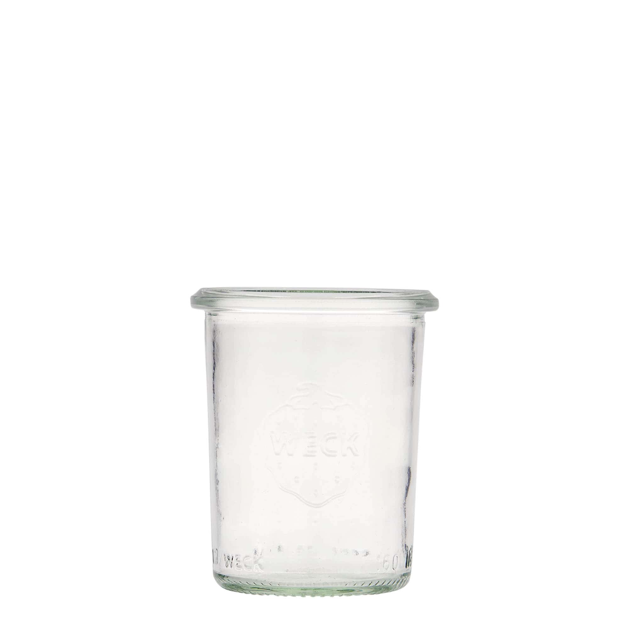 160 ml WECK-sturzglas, mynning: rund kant