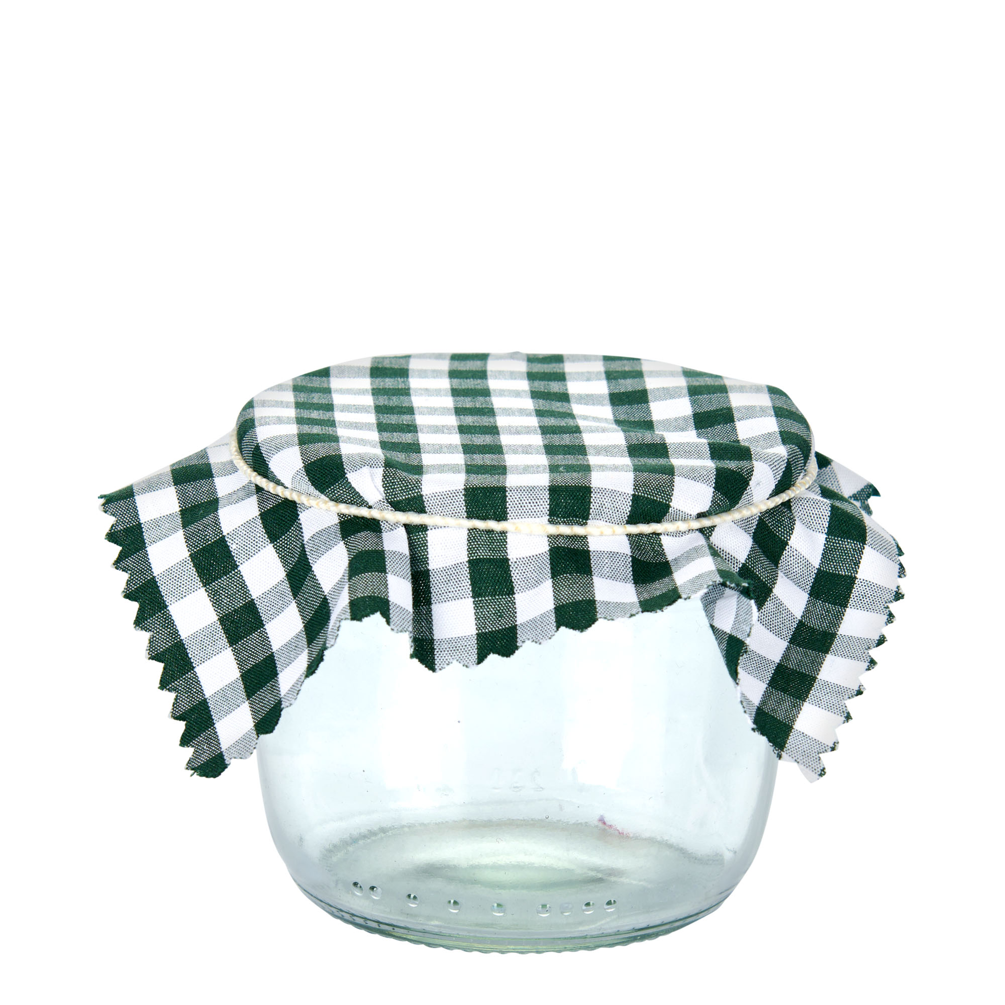 Tygservett rutig 12x12, kvadratisk, textil, mörkgrön, öppning: TO38-TO53