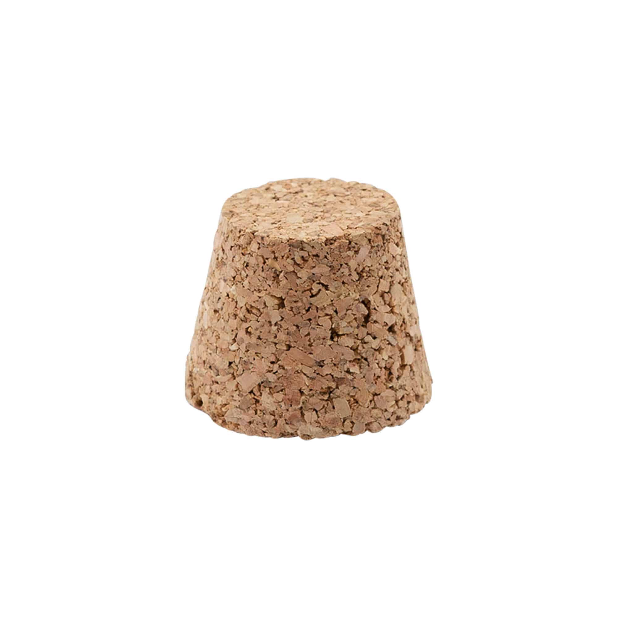 Spetsig kork 25-35 x 27, presskork, beige, för mynning: kork