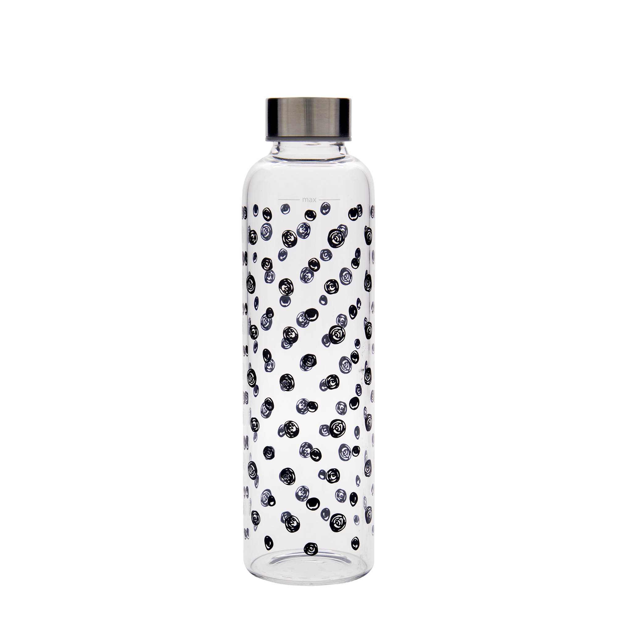 500 ml drickflaska 'Perseus - Svarta prickar', öppning: skruvlock 500 ml drickflaska 'Perseus - Svarta prickar', öppning: skruvlock