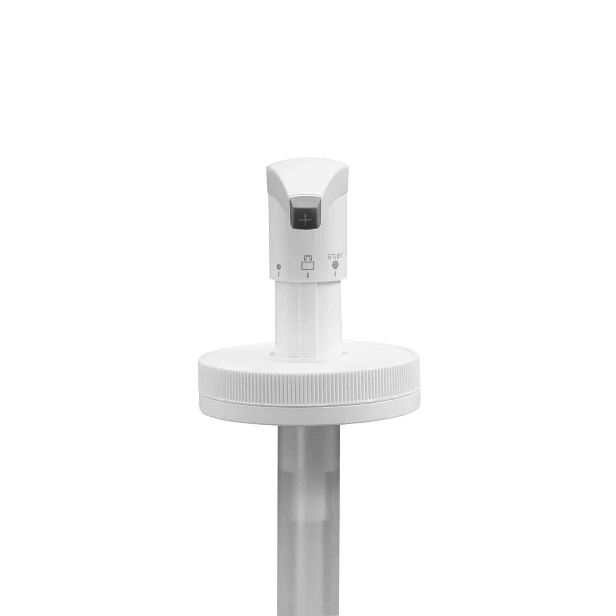 Dispenserpump för 655 ml 'Securibox', PE-plast, vit, för öppning: skruvlock