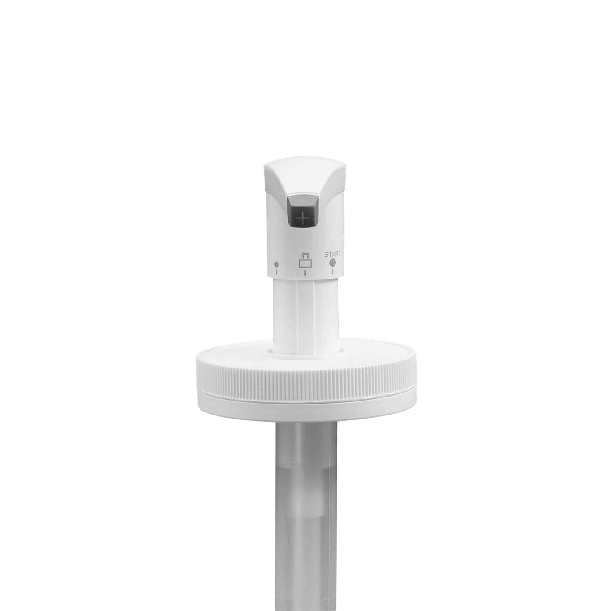 Dispenserpump för 655 ml 'Securibox', PE-plast, vit, för öppning: skruvlock