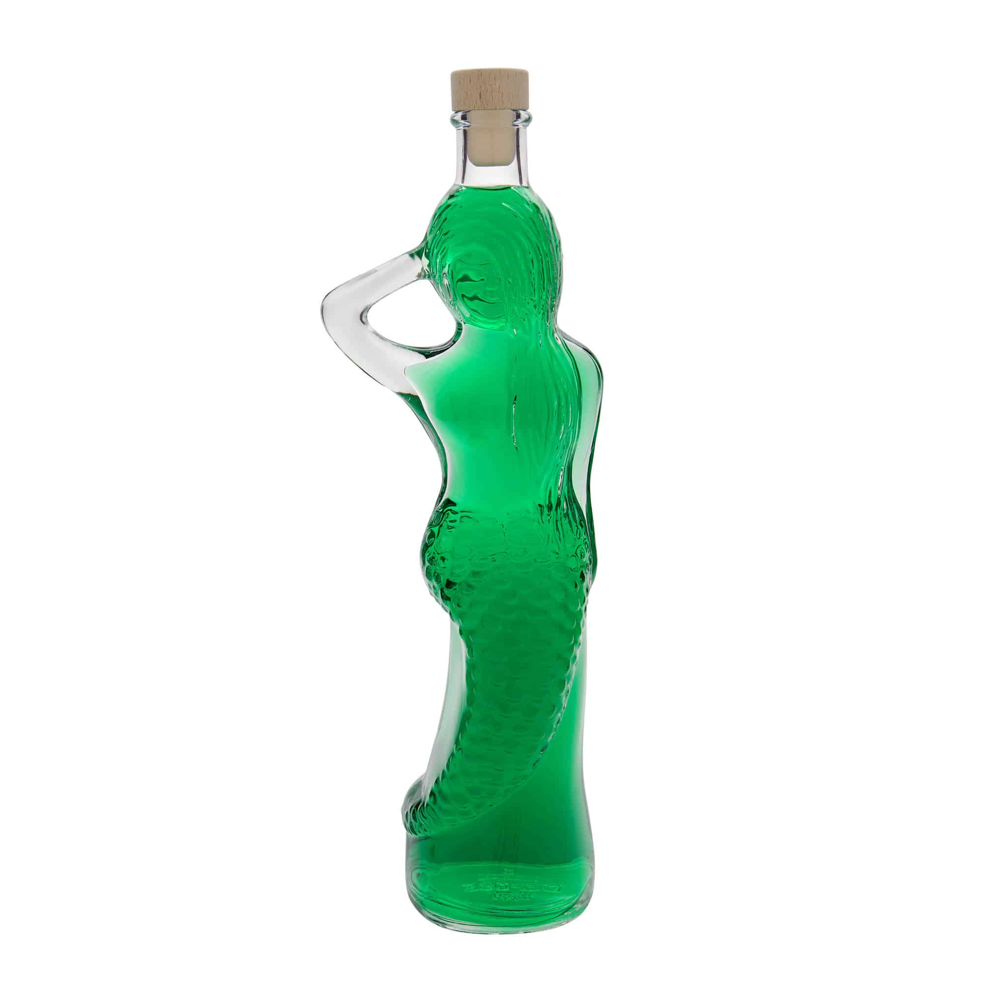500 ml glasflaska 'Sjöjungfru', mynning: kork
