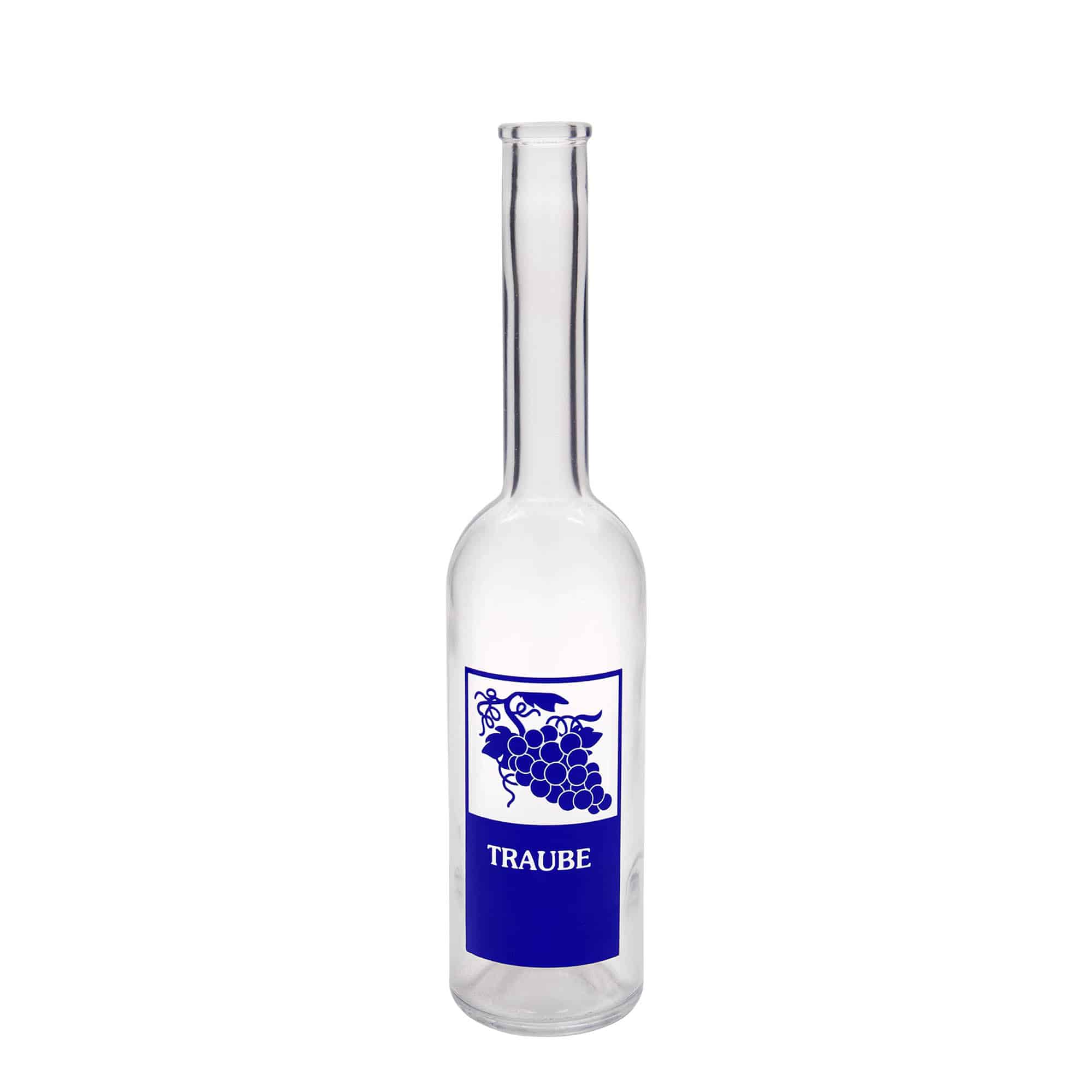 500 ml glasflaska 'Opera', motiv: druva, öppning: kork