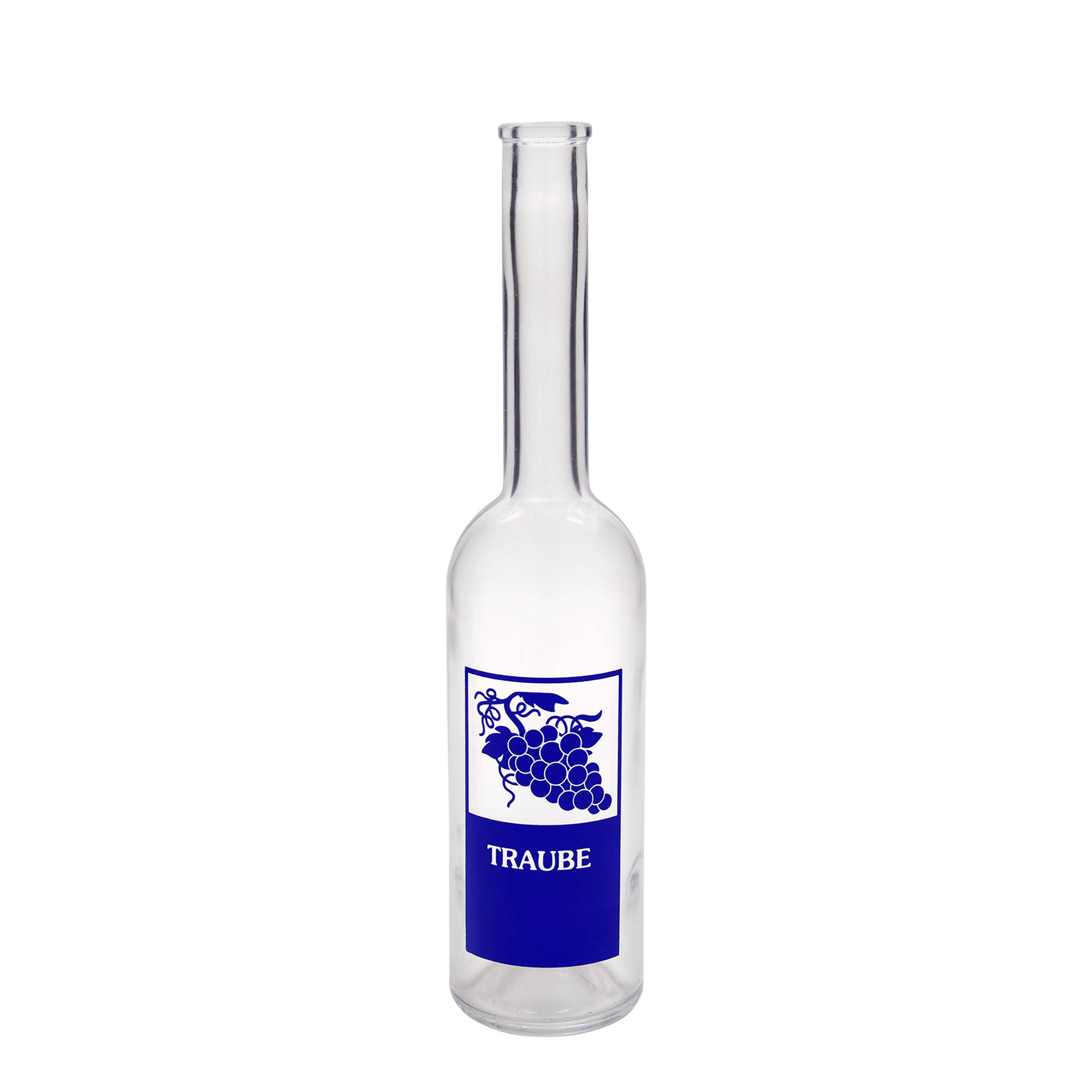 500 ml glasflaska 'Opera', motiv: druva, öppning: kork