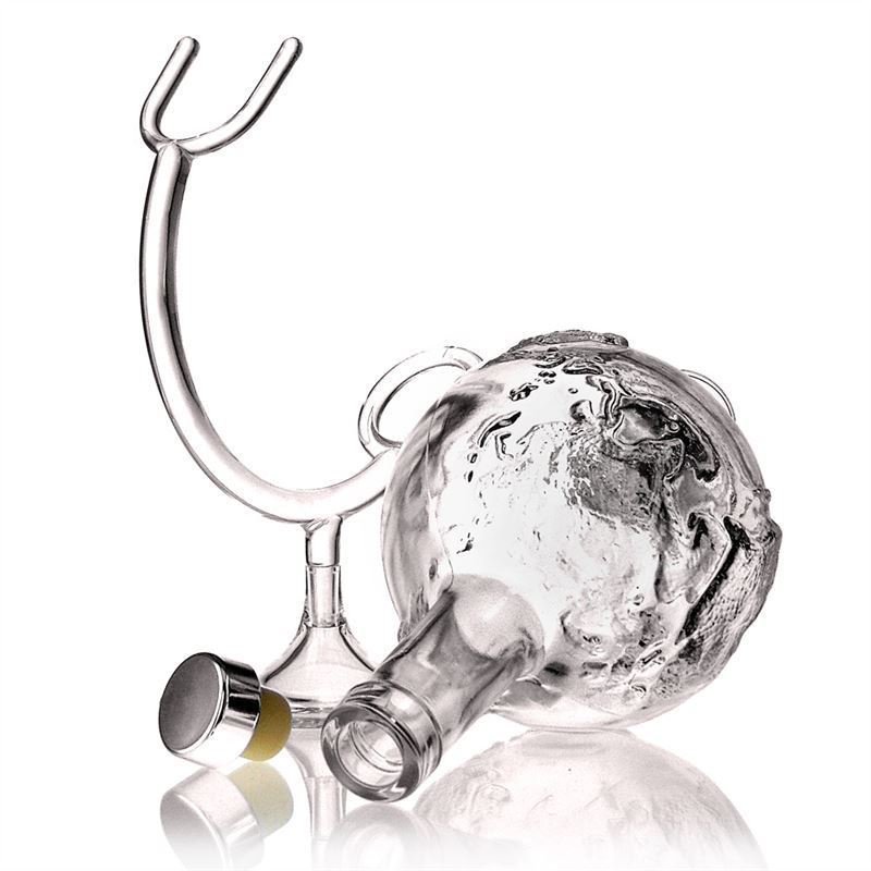 500 ml glasflaska 'Globus', öppning: kork