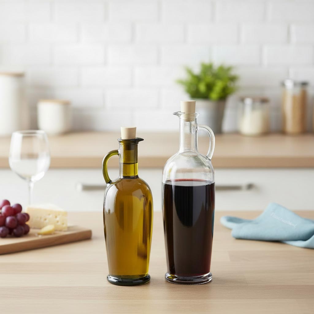 250 ml glasflaska 'Eleganta', oval, öppning: kork