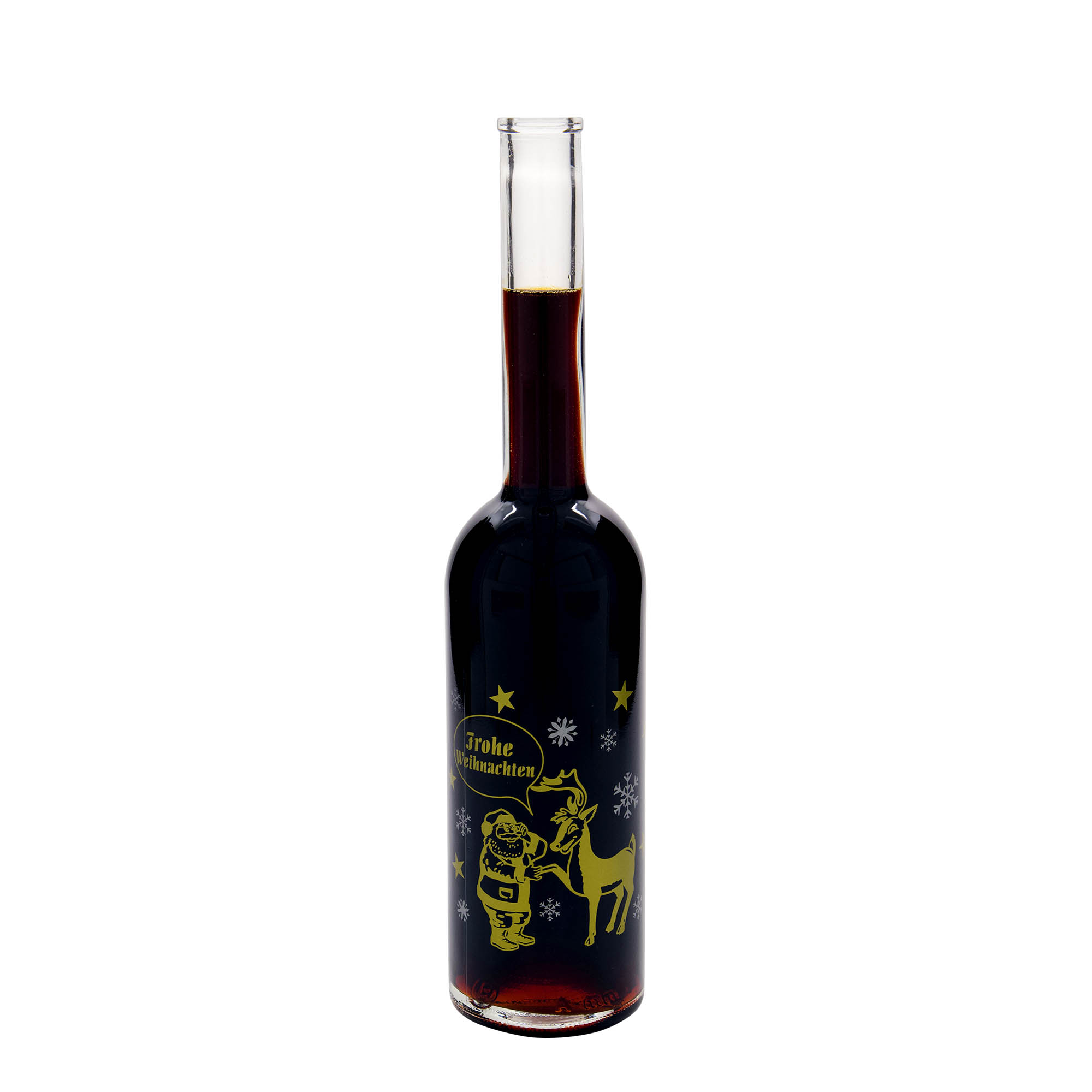 500 ml glasflaska 'Opera', motiv: fyrverkeri, öppning: kork