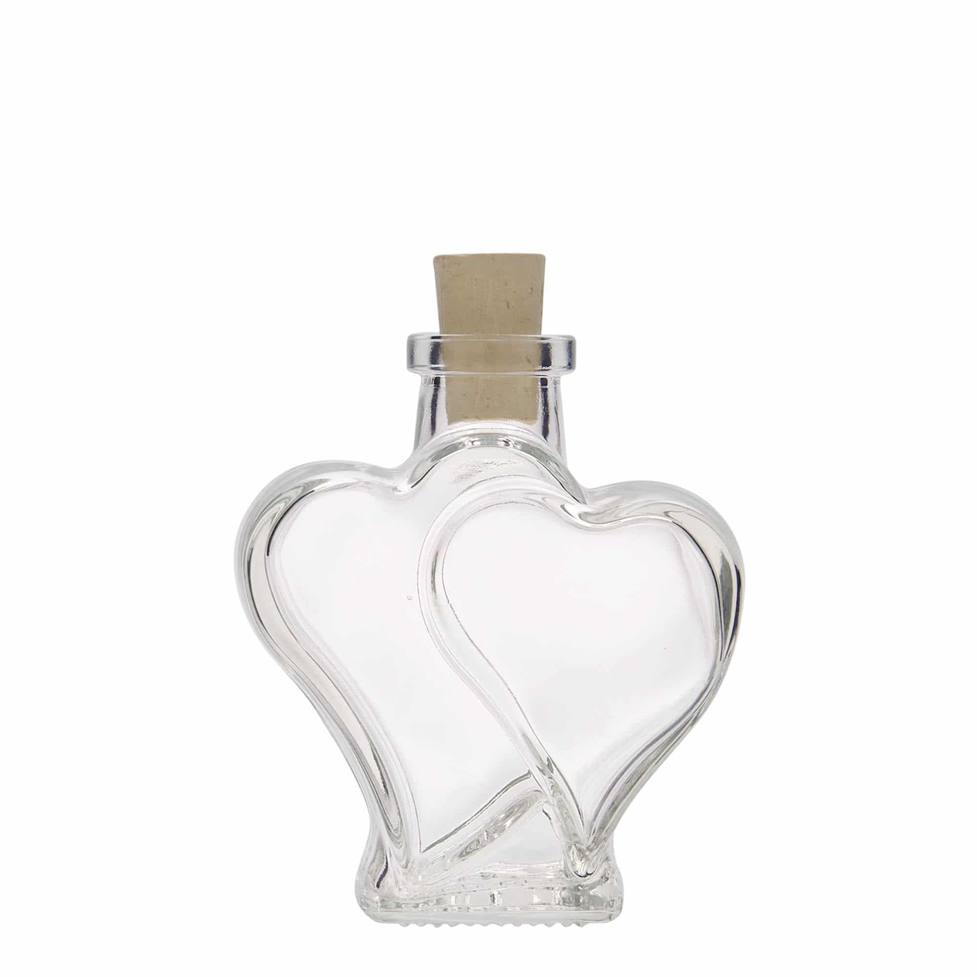 200 ml glasflaska 'Doppelherz', mynning: kork