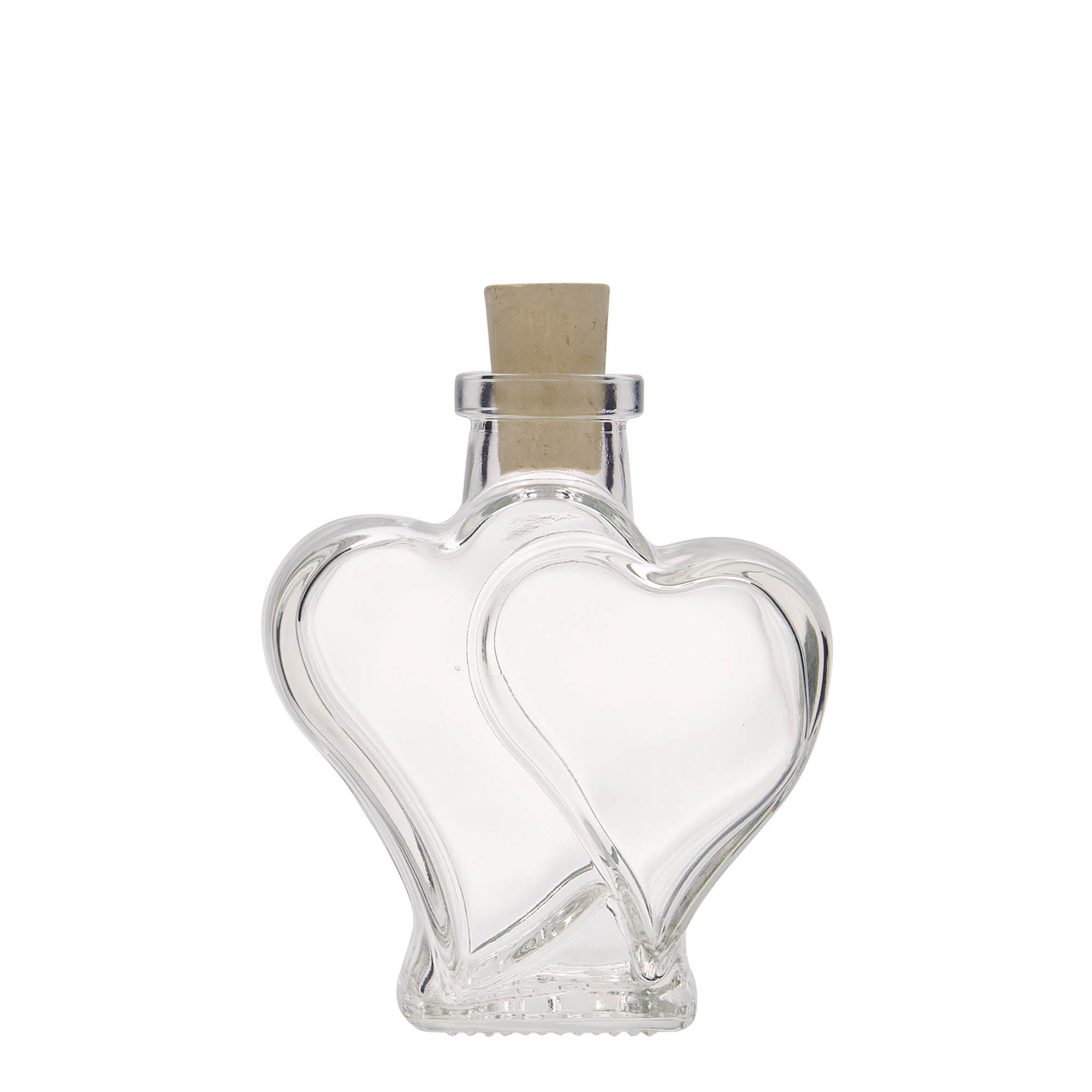 200 ml glasflaska 'Doppelherz', mynning: kork 200 ml glasflaska 'Doppelherz', mynning: kork