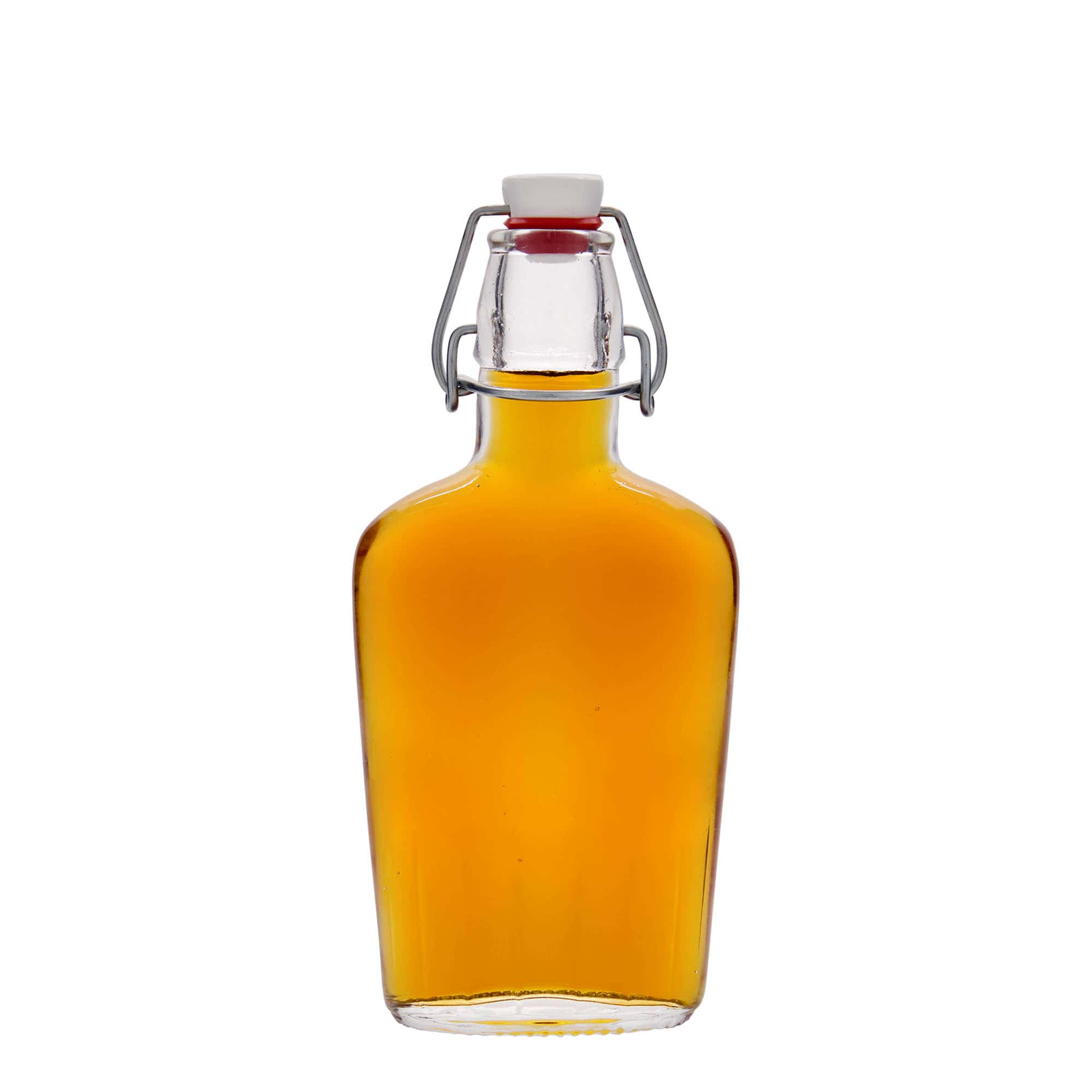 250 ml glasflaska 'Fiaschetta', oval, mynning: patentkork