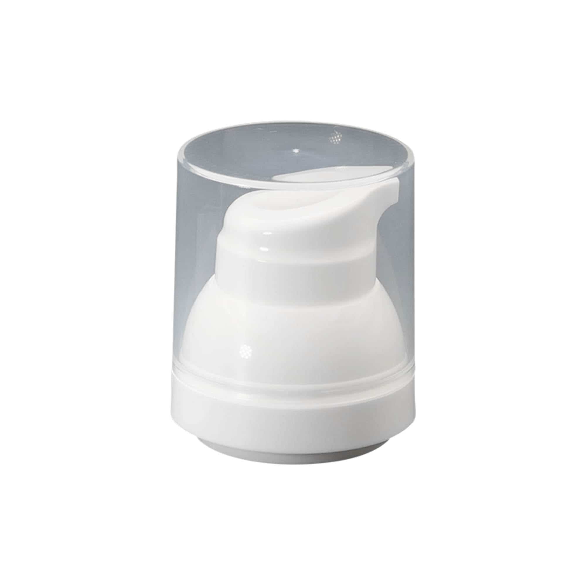 Airless dispenser pumphuvud 'Mezzo', PP-plast, vit