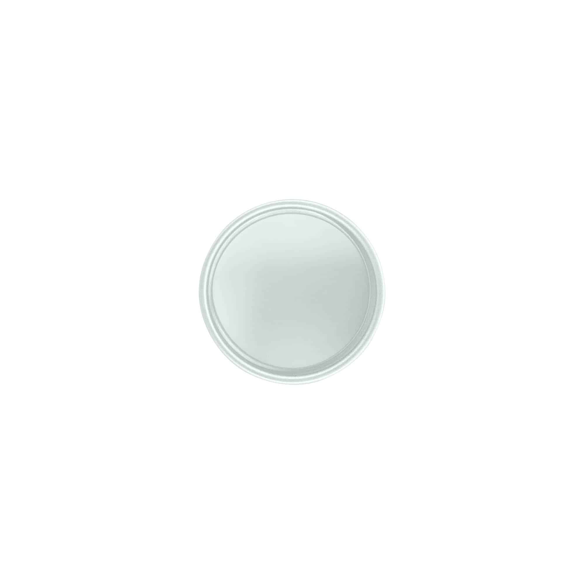 Skruvlock, metall, silver, för mynning: 24/410