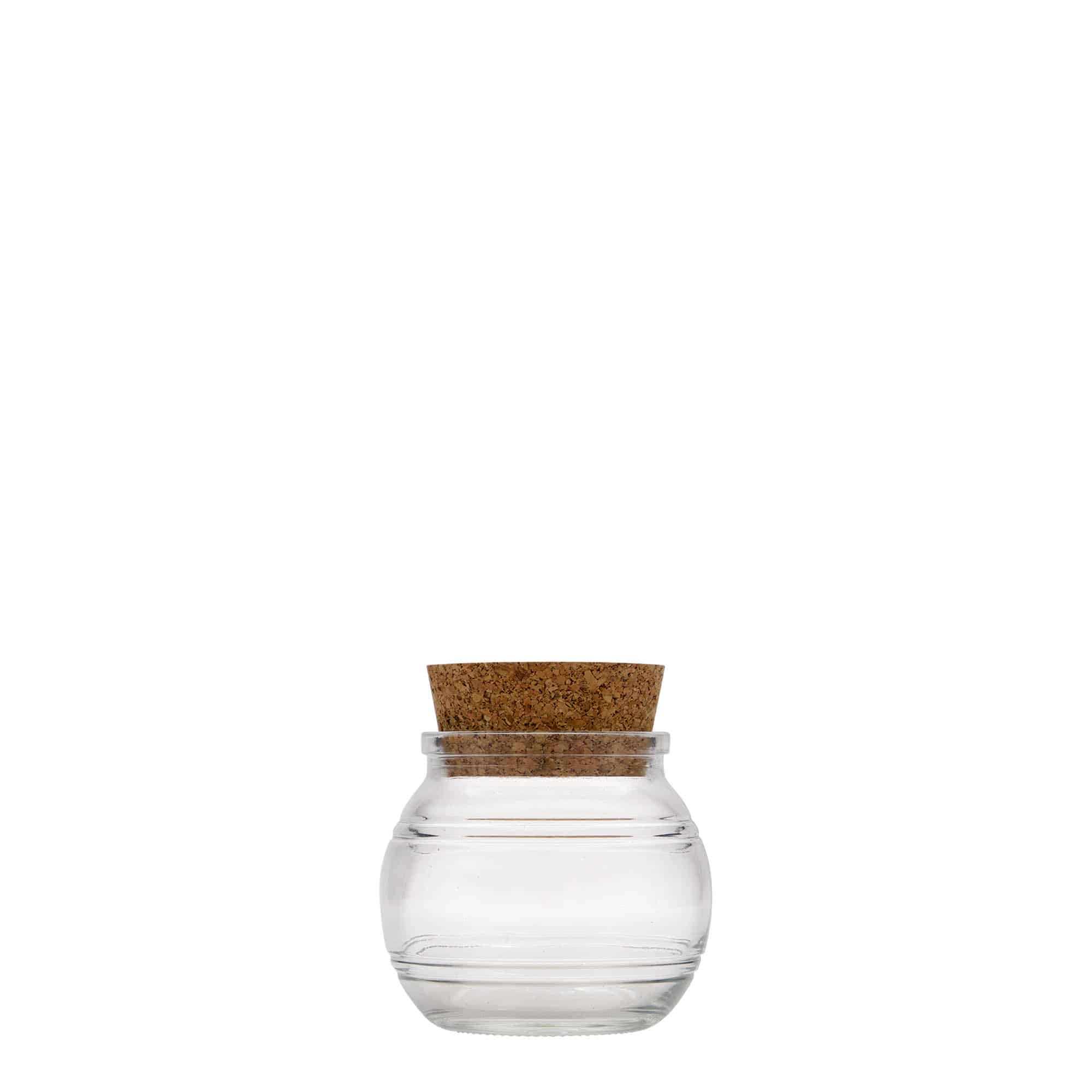 210 ml glasburk med korklock 'Jule', mynning: kork