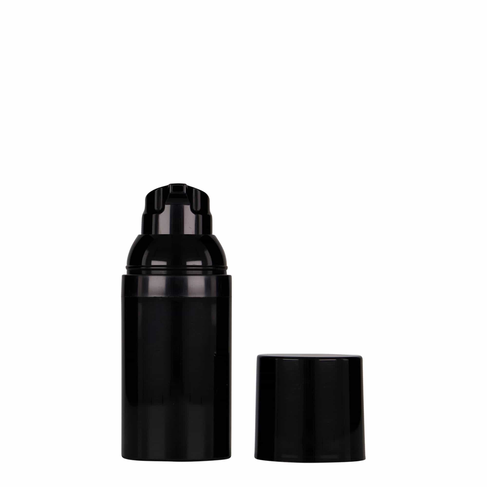 30 ml luftfri dispenser 'Mezzo', PP-plast, svart