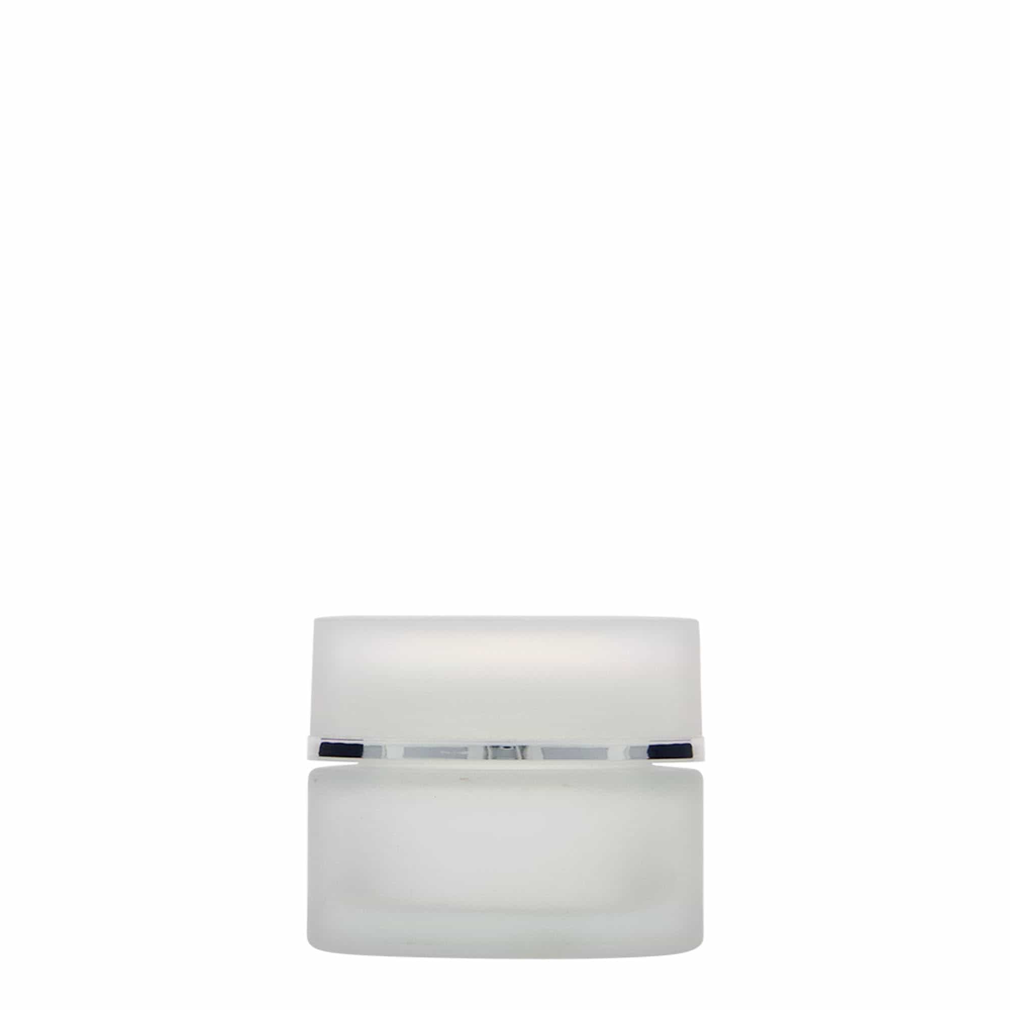 30 ml burk 'Platin Edition', glas, frostat, öppning: skruvlock