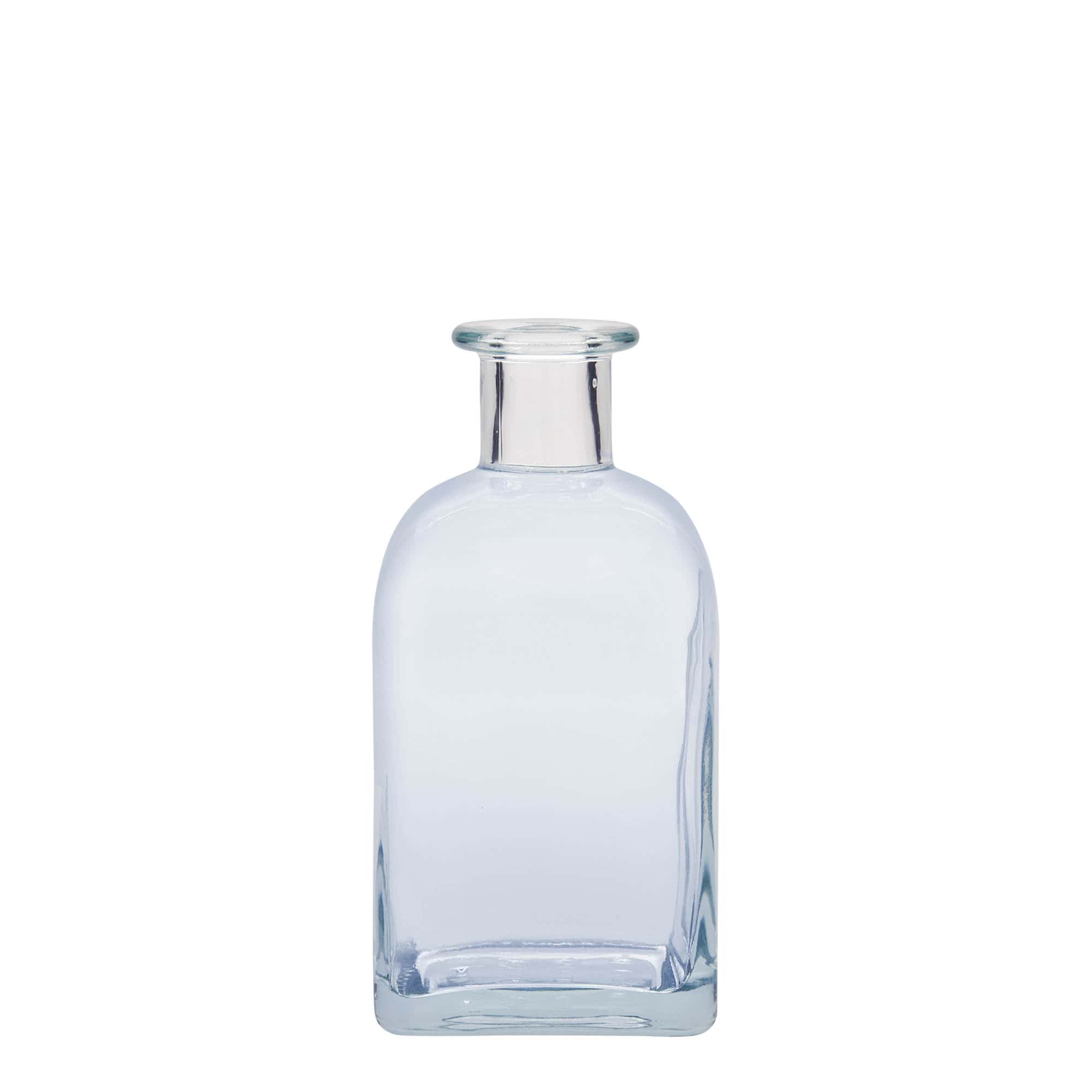 350 ml glasflaska Apotheker Carré, kvadratisk, öppning: kork
