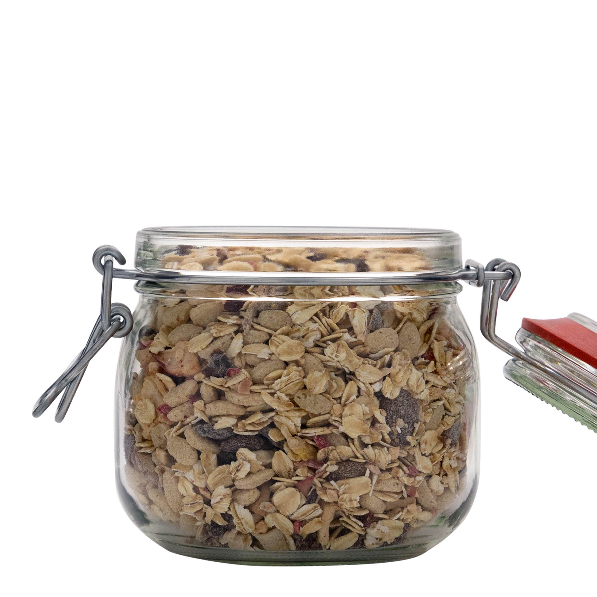 634 ml buktig trådklämma glasburk, öppning: trådklämma lock 634 ml buktig trådklämma glasburk, öppning: trådklämma lock