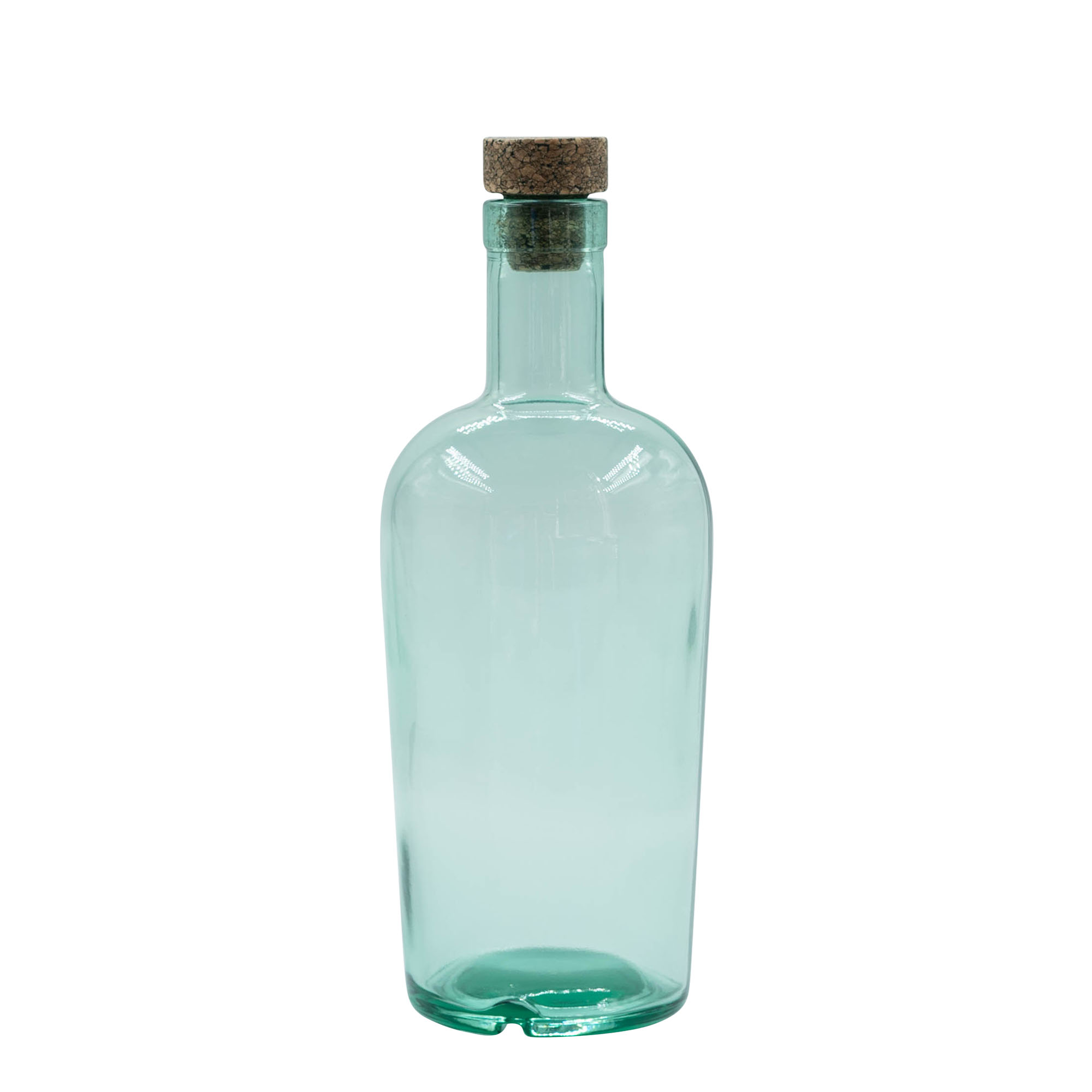 700 ml glasflaska 'Teo Light', öppning: kork 700 ml glasflaska 'Teo Light', öppning: kork