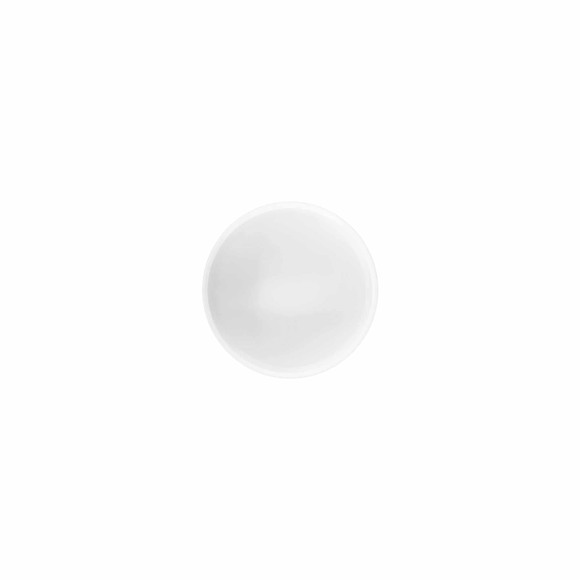 Skruvkapsel 'White Line' 35 ml, PP-plast, vit