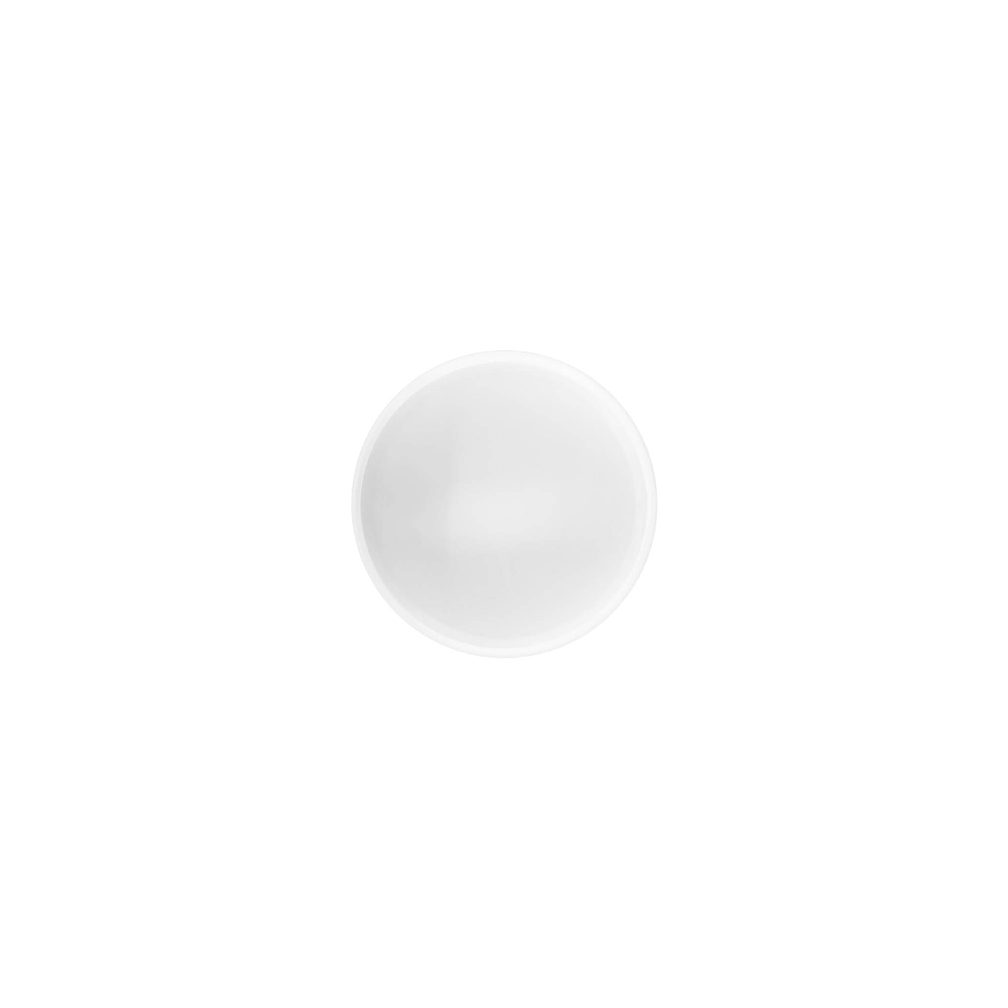 Skruvlock 'White Line' 35 ml, PP-plast, vit