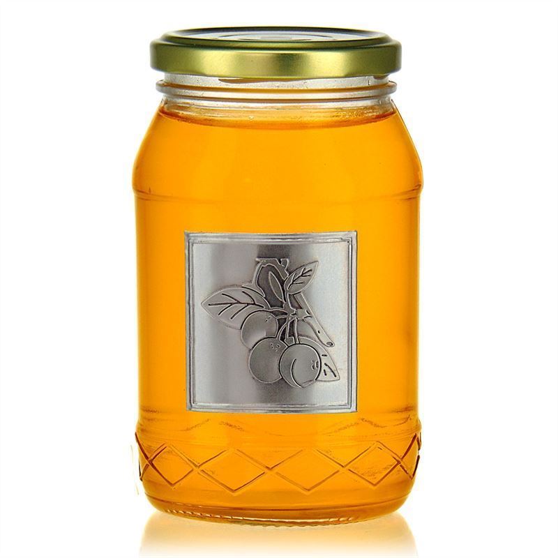 Tennetikett 'Mirabelle', kvadratisk, metall, silver Tennetikett 'Mirabelle', kvadratisk, metall, silver