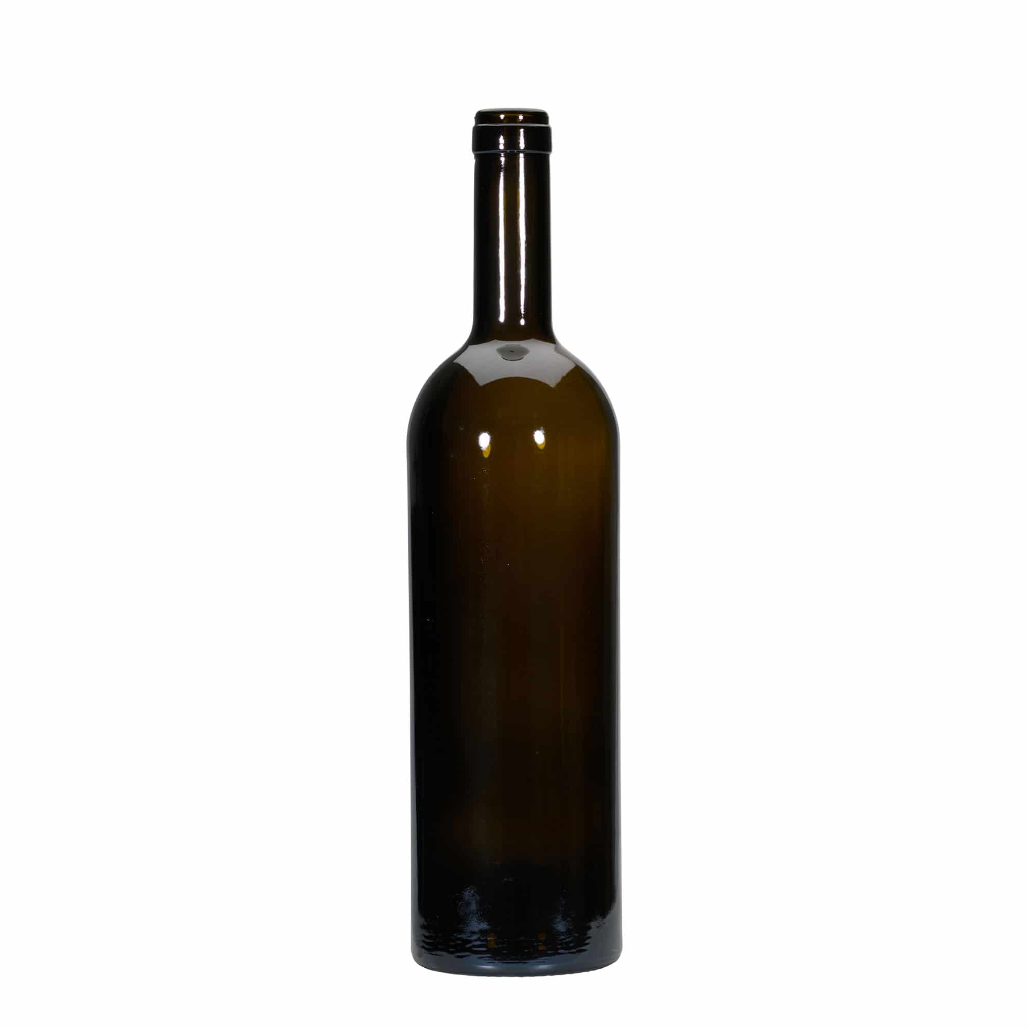 750 ml vinflaska 'Golia', antikgrön, mynning: kork 750 ml vinflaska 'Golia', antikgrön, mynning: kork