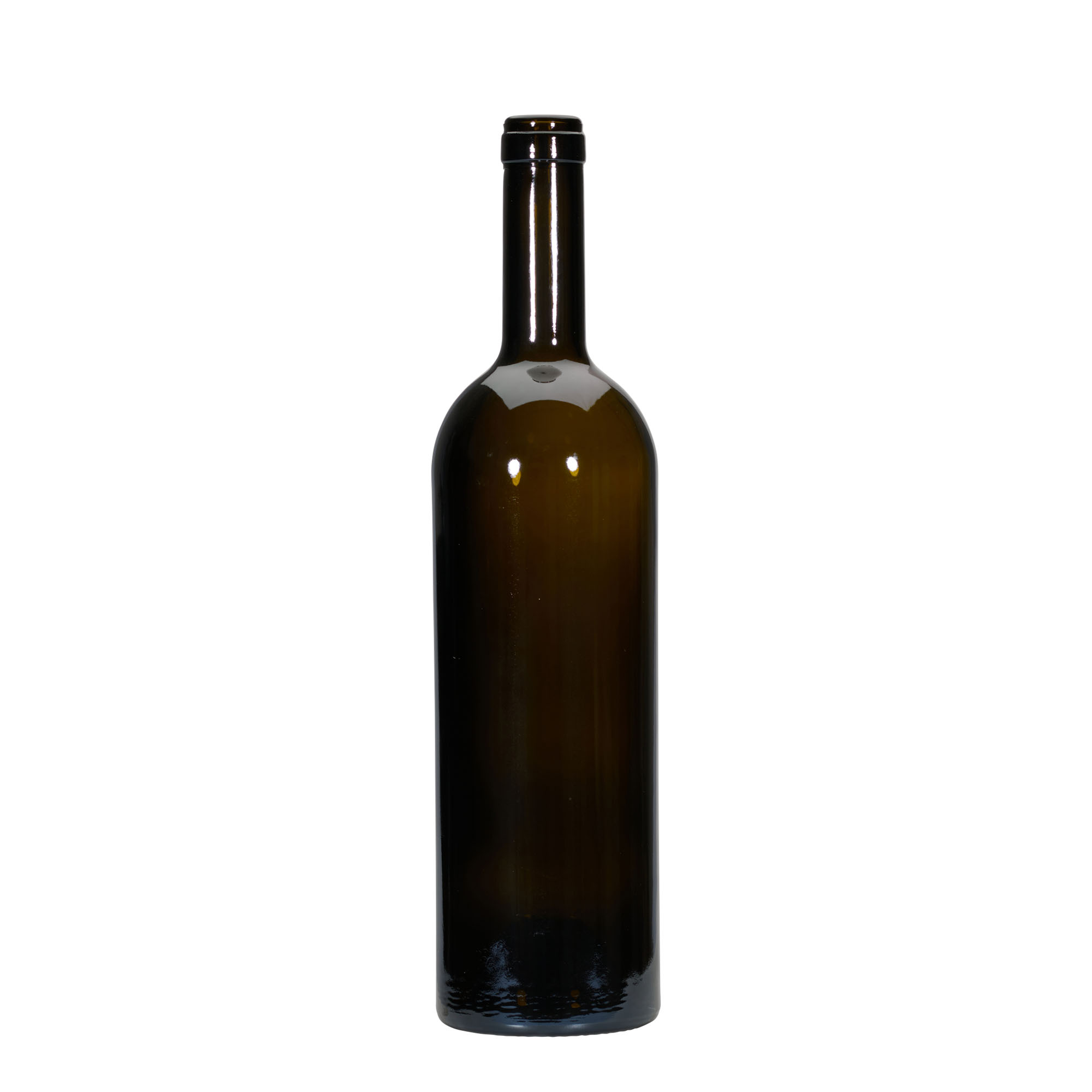 750 ml vinflaska 'Golia', antikgrön, mynning: kork