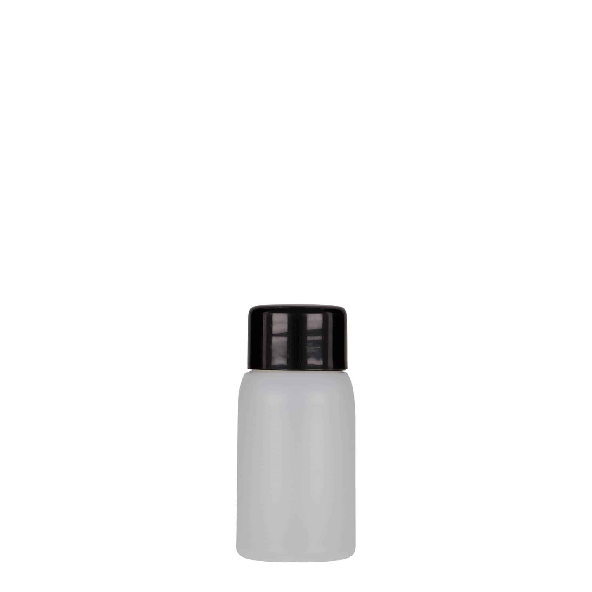 30 ml plastflaska 'Tuffy', HDPE, natur, mynning: 24/410
