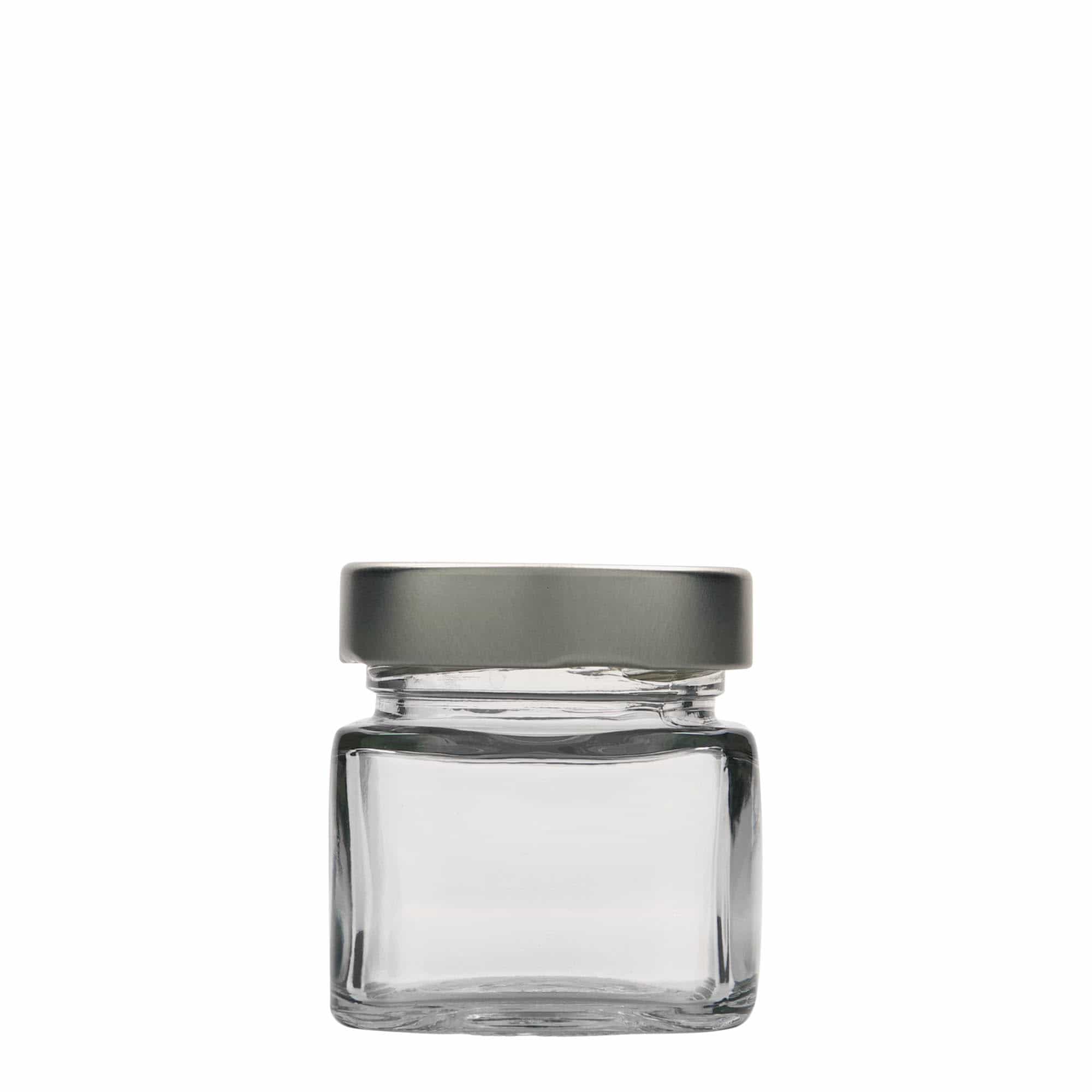 106 ml fyrkantigt glas 'Ikarus', öppning: Deep-Twist-Off (DTO 58)