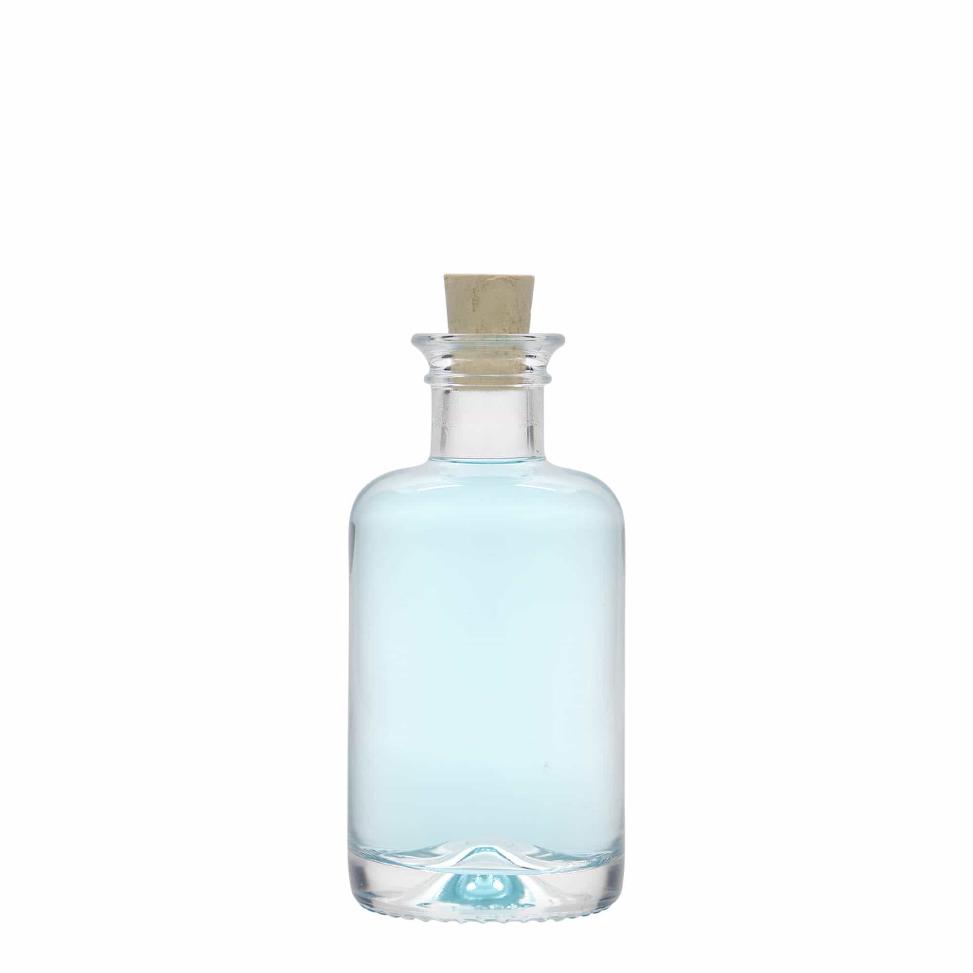 100 ml glasflaska apotekare, öppning: kork