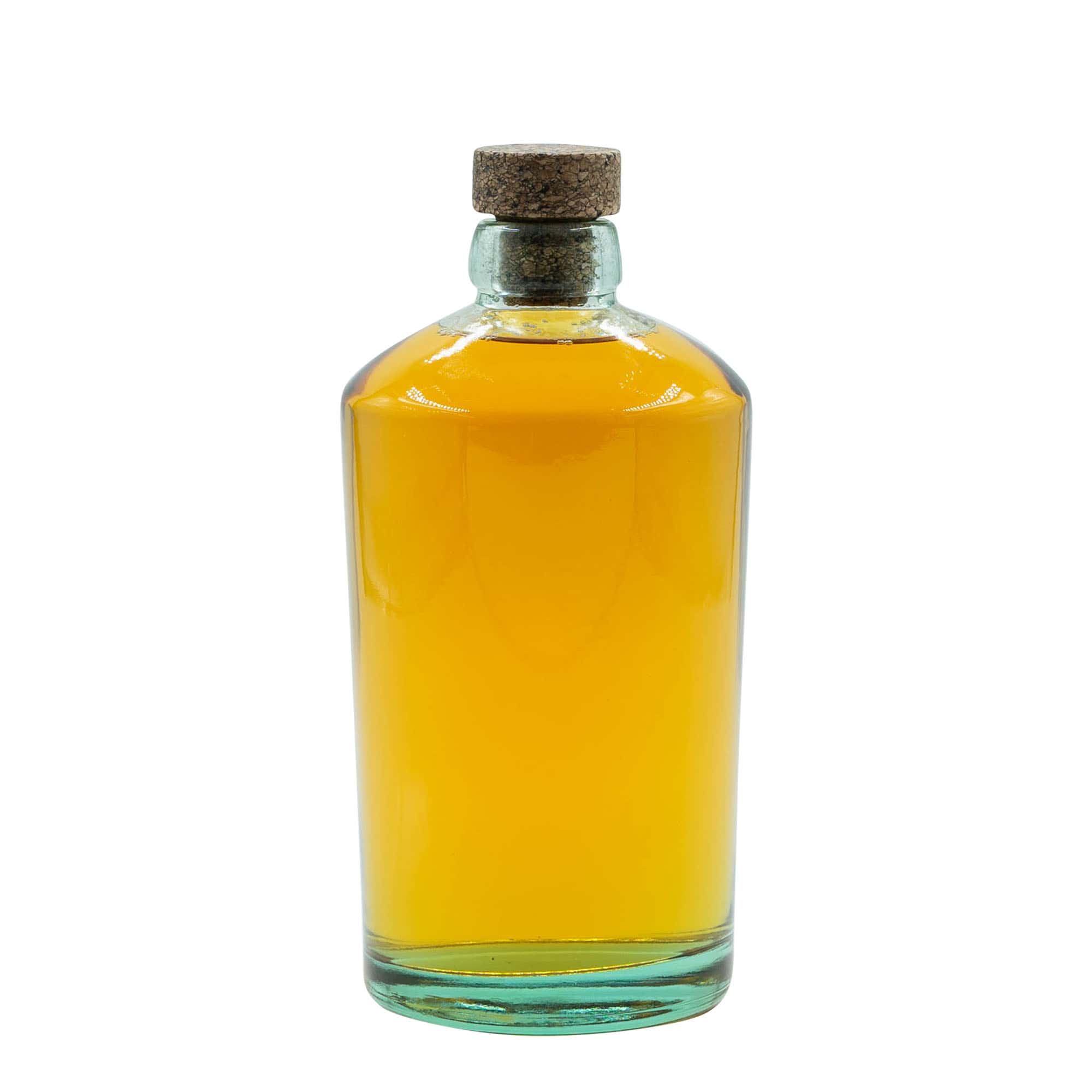 700 ml glasflaska 'Barrel', mynning: kork