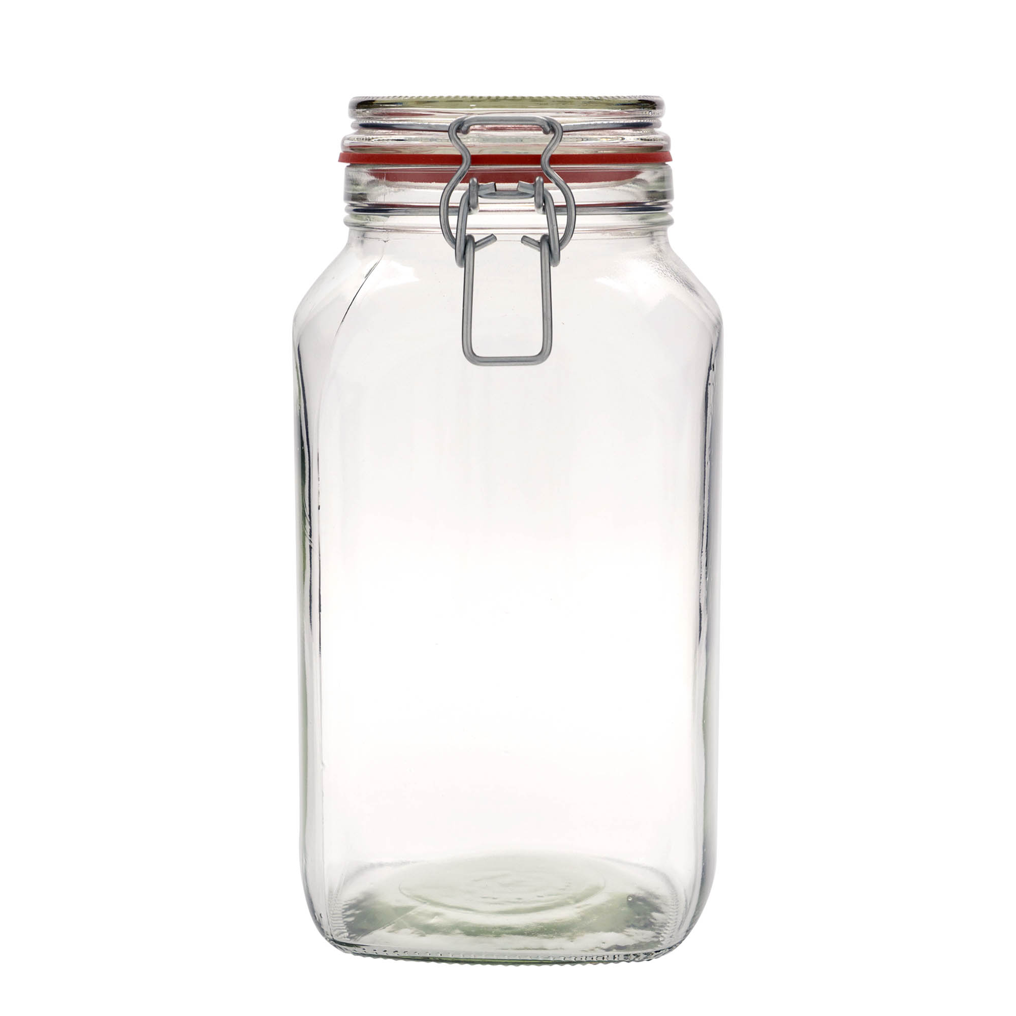 2,590 ml trådbygelglas, kvadratiskt, mynning: trådbygelstängning 2,590 ml trådbygelglas, kvadratiskt, mynning: trådbygelstängning