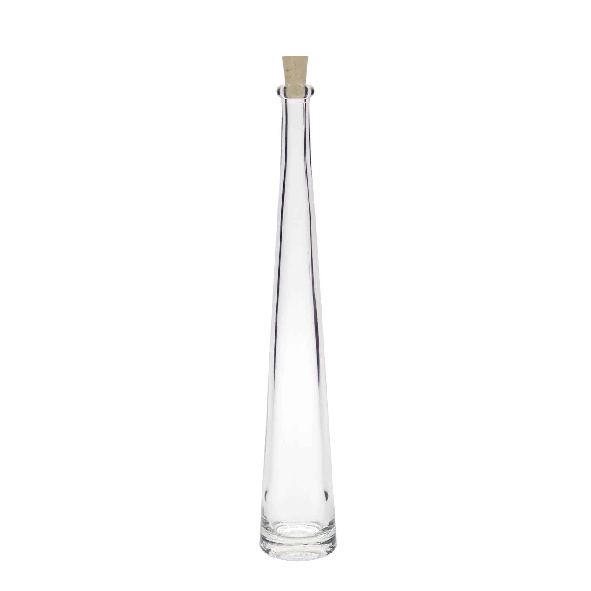 100 ml glasflaska 'Dama Rondo', mynning: kork