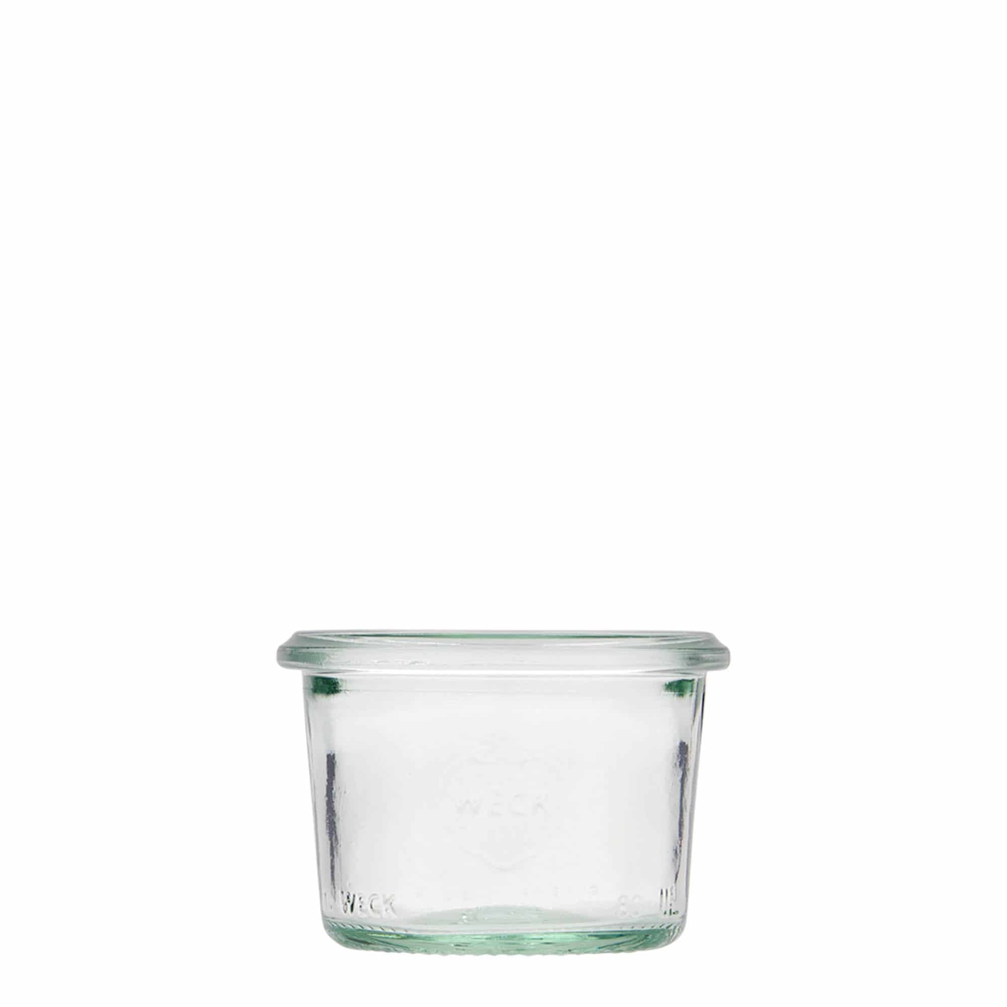 80 ml WECK cylindrisk burk, mynning: rund kant 80 ml WECK cylindrisk burk, mynning: rund kant