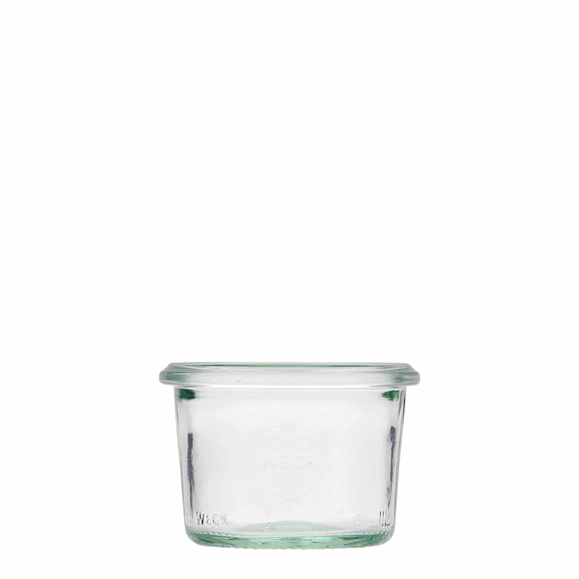 80 ml WECK-sturzglas, mynning: rund kant