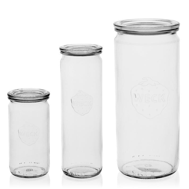 1 040 ml WECK cylinderburk, mynning: rund kant