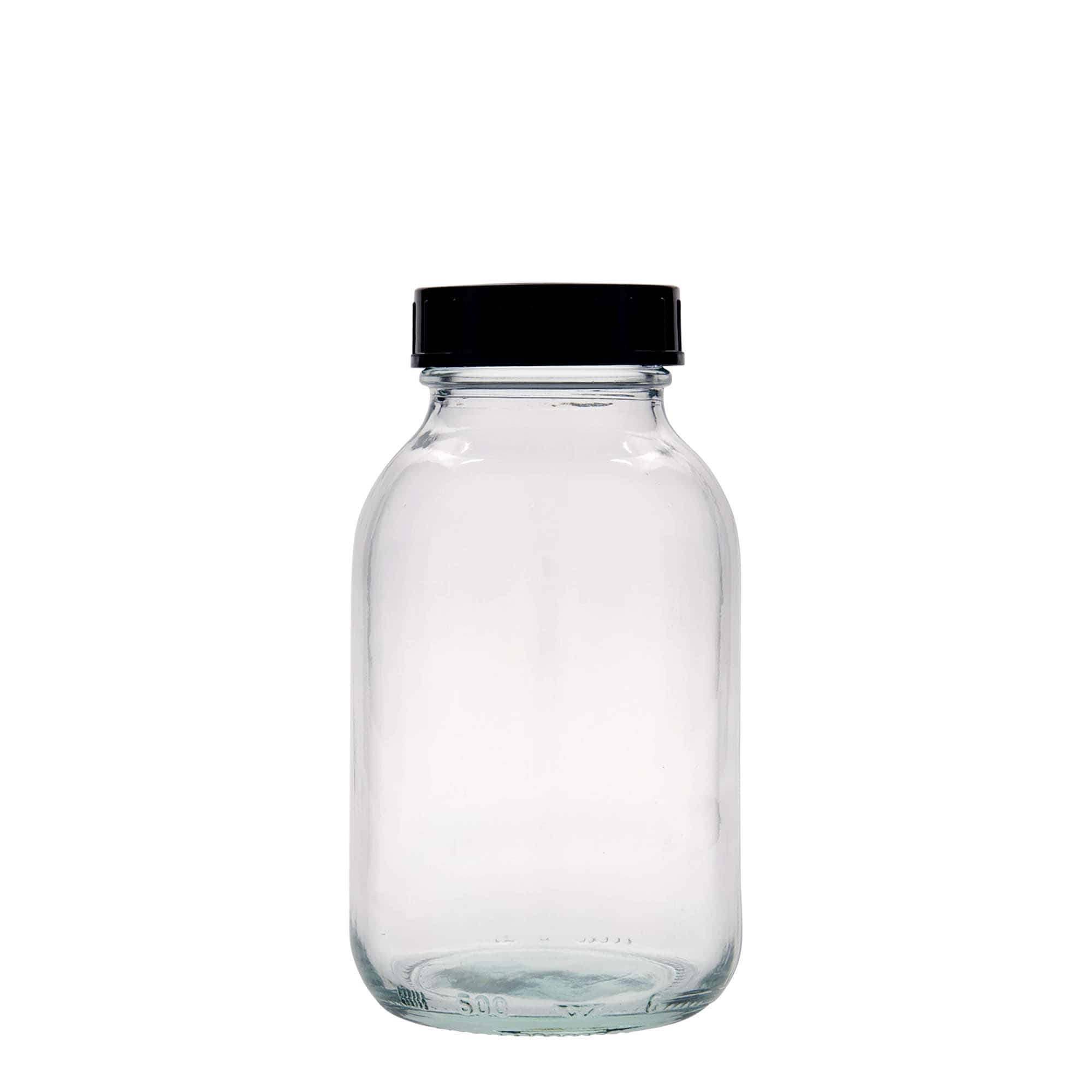 500 ml vid halsglas, mynning: DIN 55