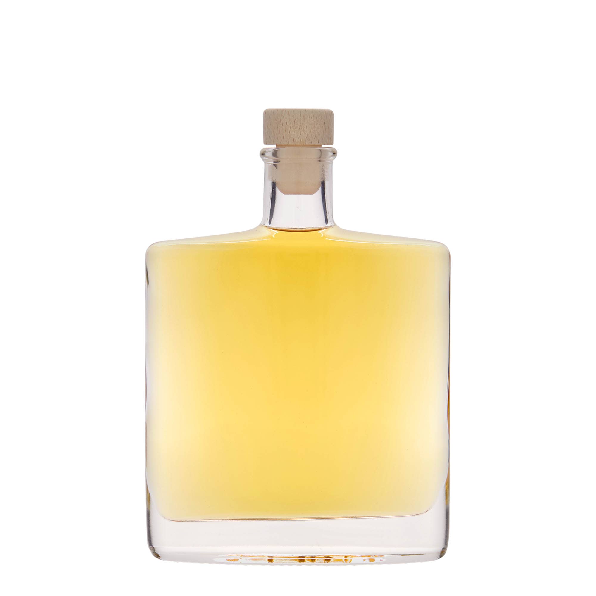 350 ml glasflaska 'Zorbas', oval, mynning: kork