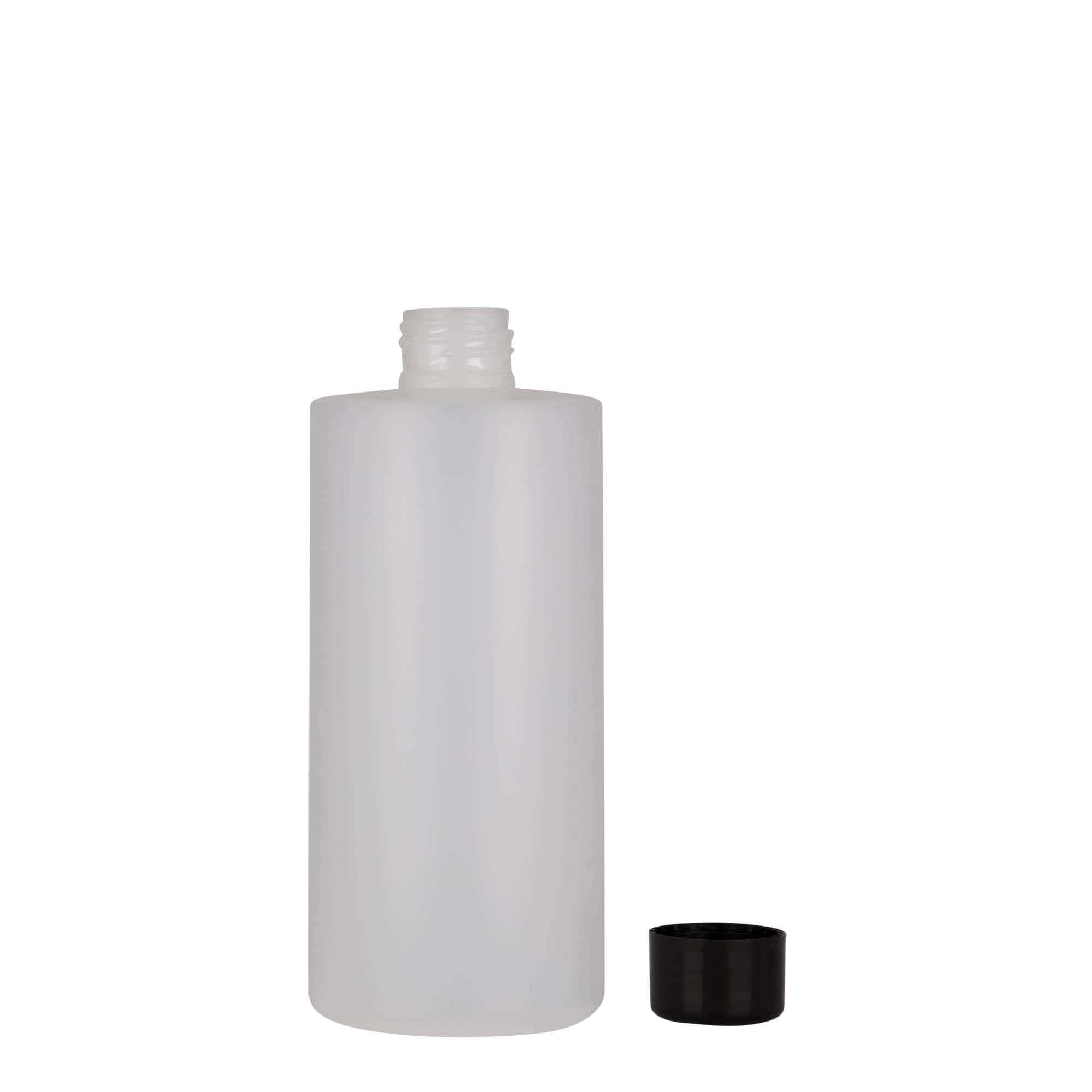 300 ml plastflaska 'Pipe', HDPE, vit, mynning: 24/410