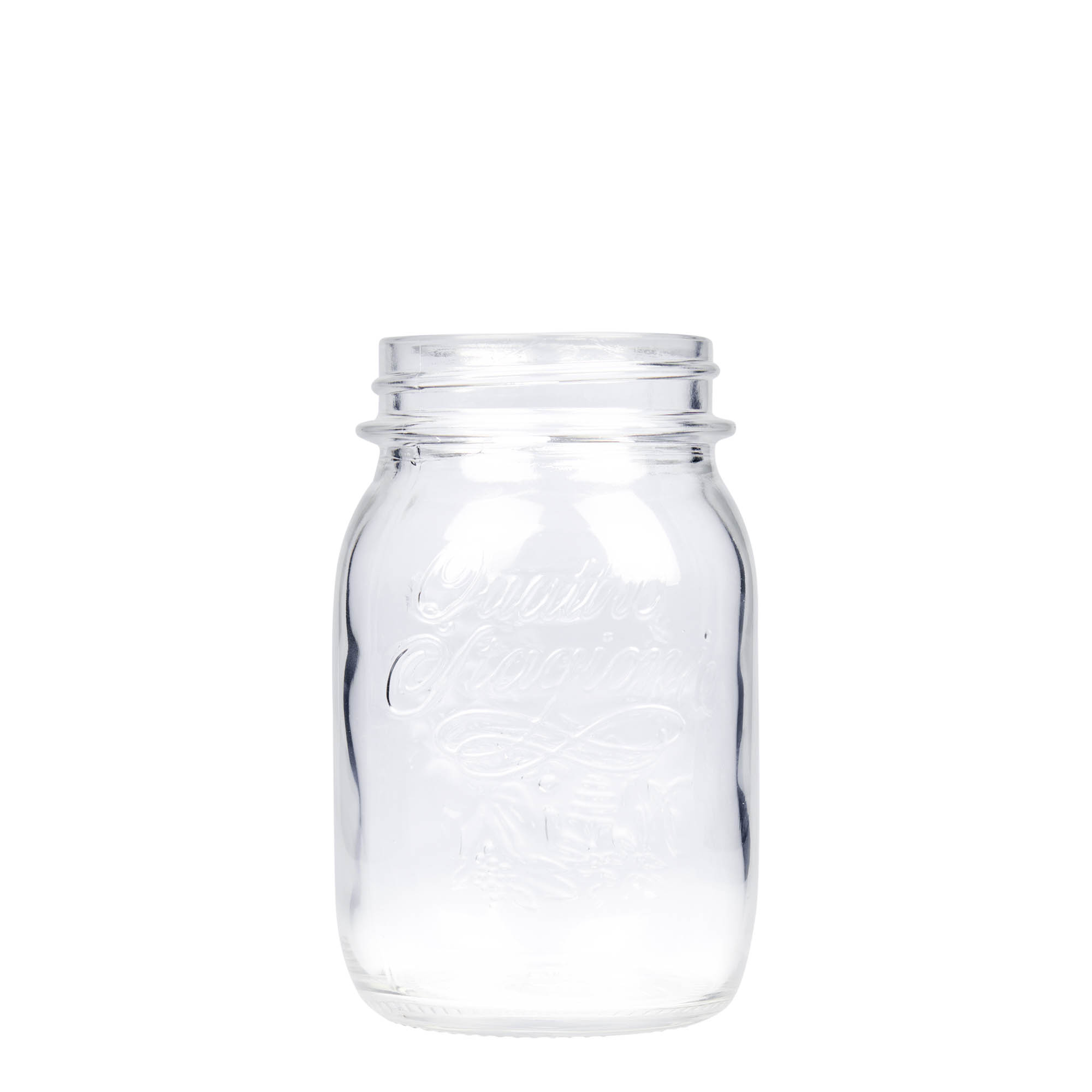 500 ml glas "Quattro Stagioni", öppning: skruvlock 500 ml glas "Quattro Stagioni", öppning: skruvlock