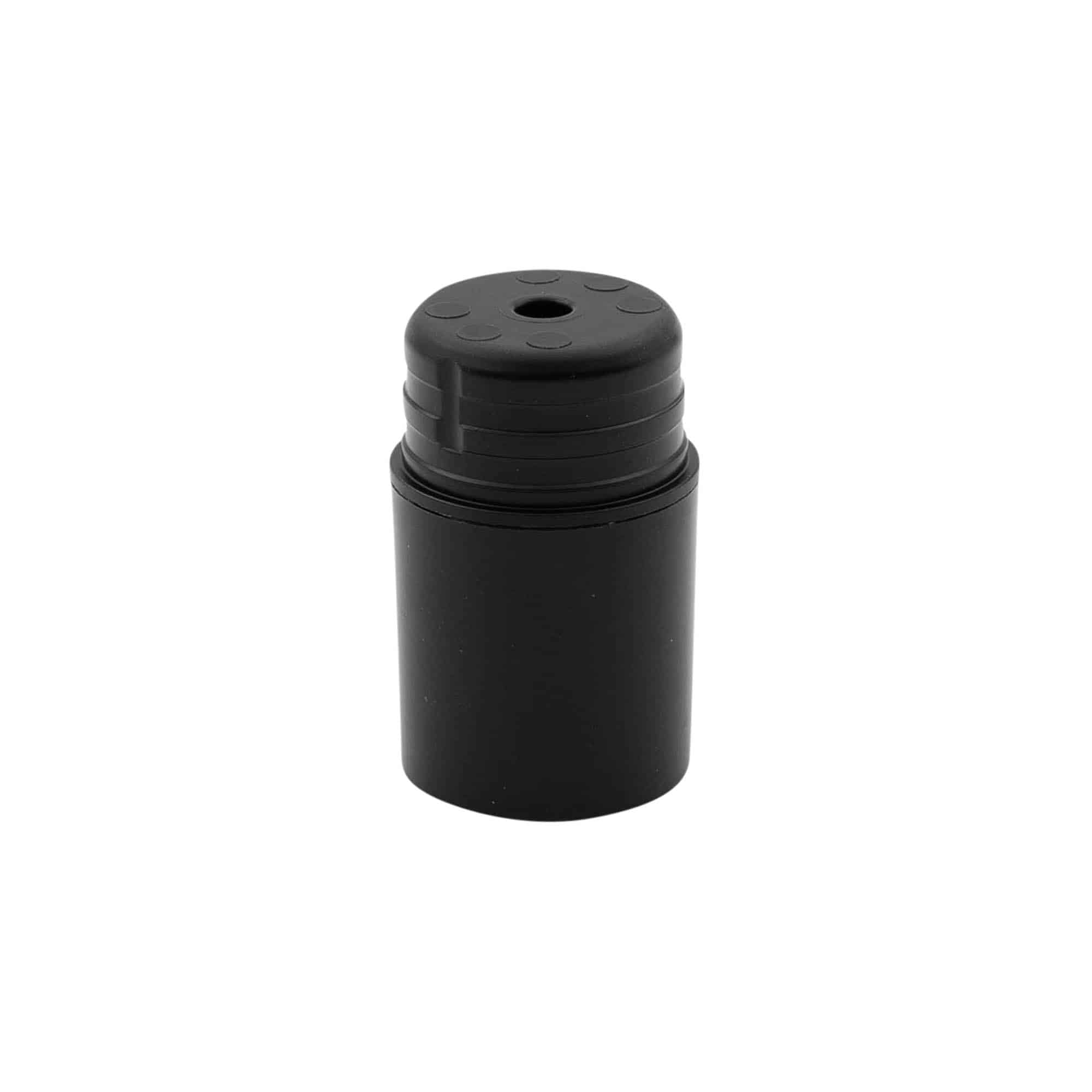 Airless dispenser pumphuvud 'Nano', PP-plast, svart