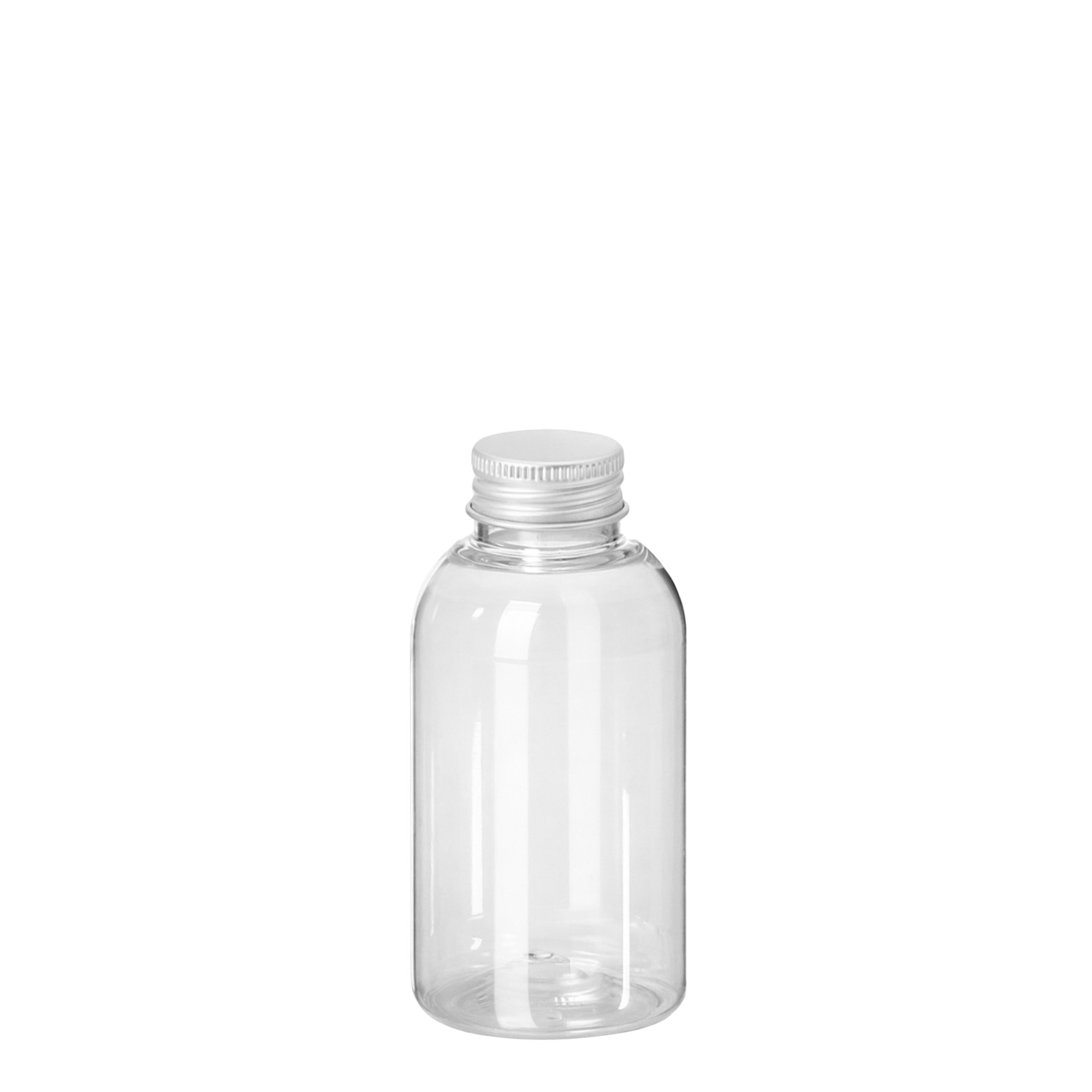 100 ml PET-flaska 'Boston', plast, öppning: 24/410